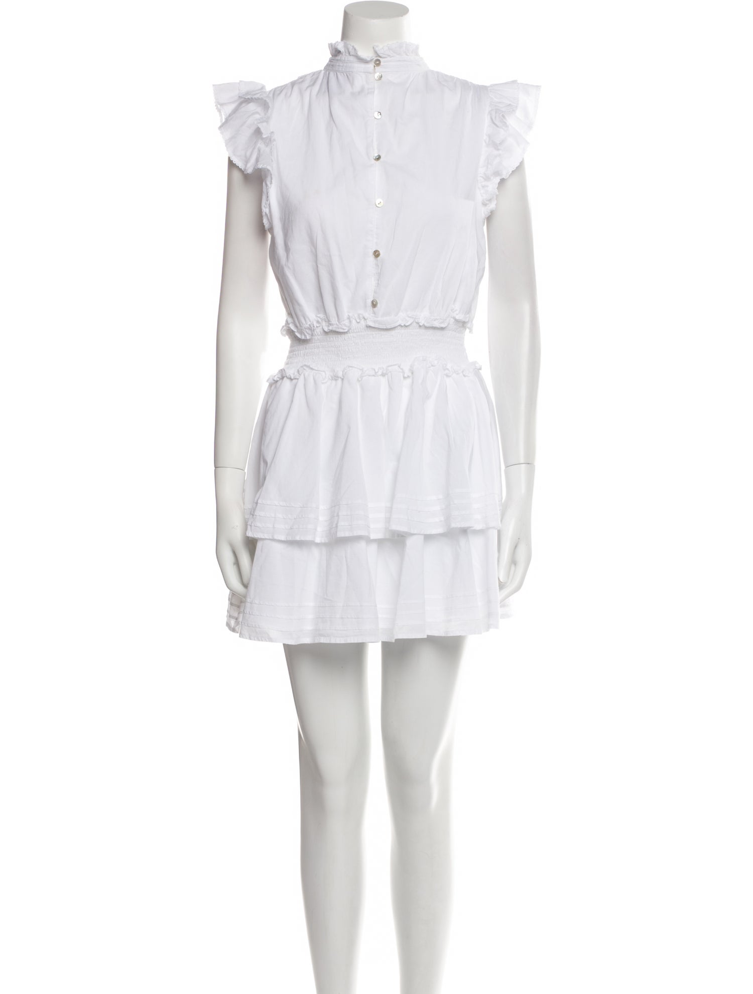 Cleobella Mock Neck Mini Dress