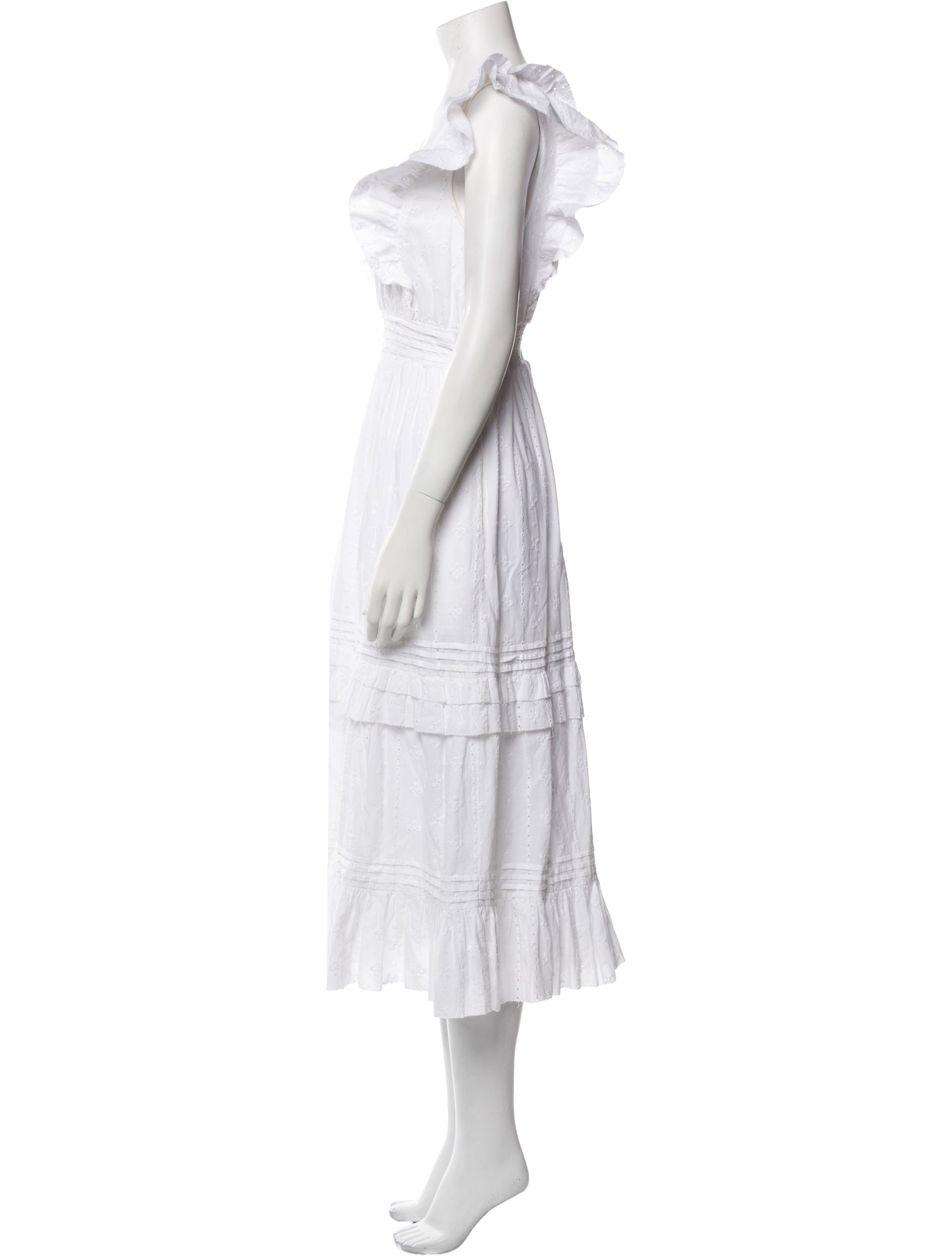 Cleobella V-Neck Midi Length Dress