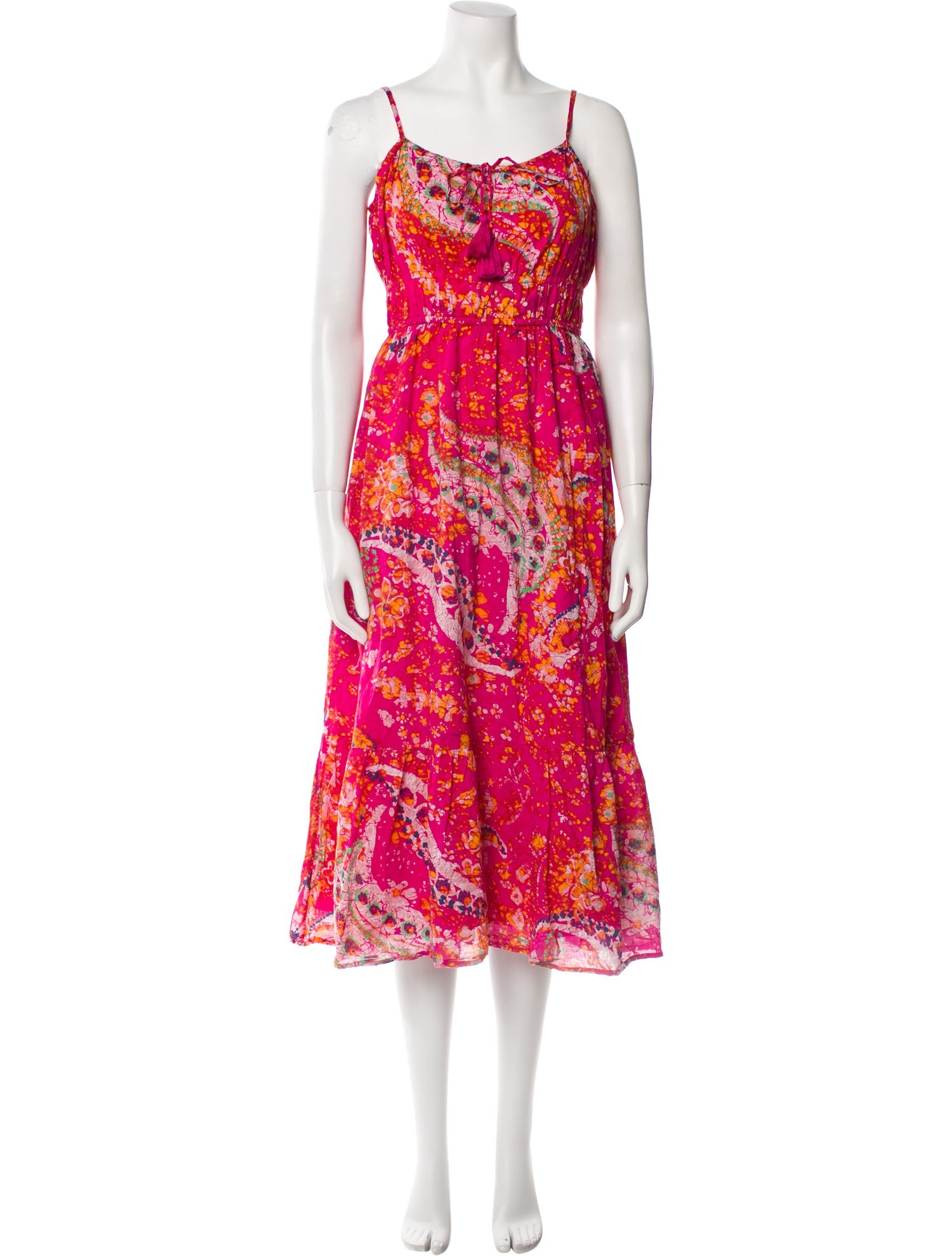 Cleobella Paisley Print Midi Length Dress