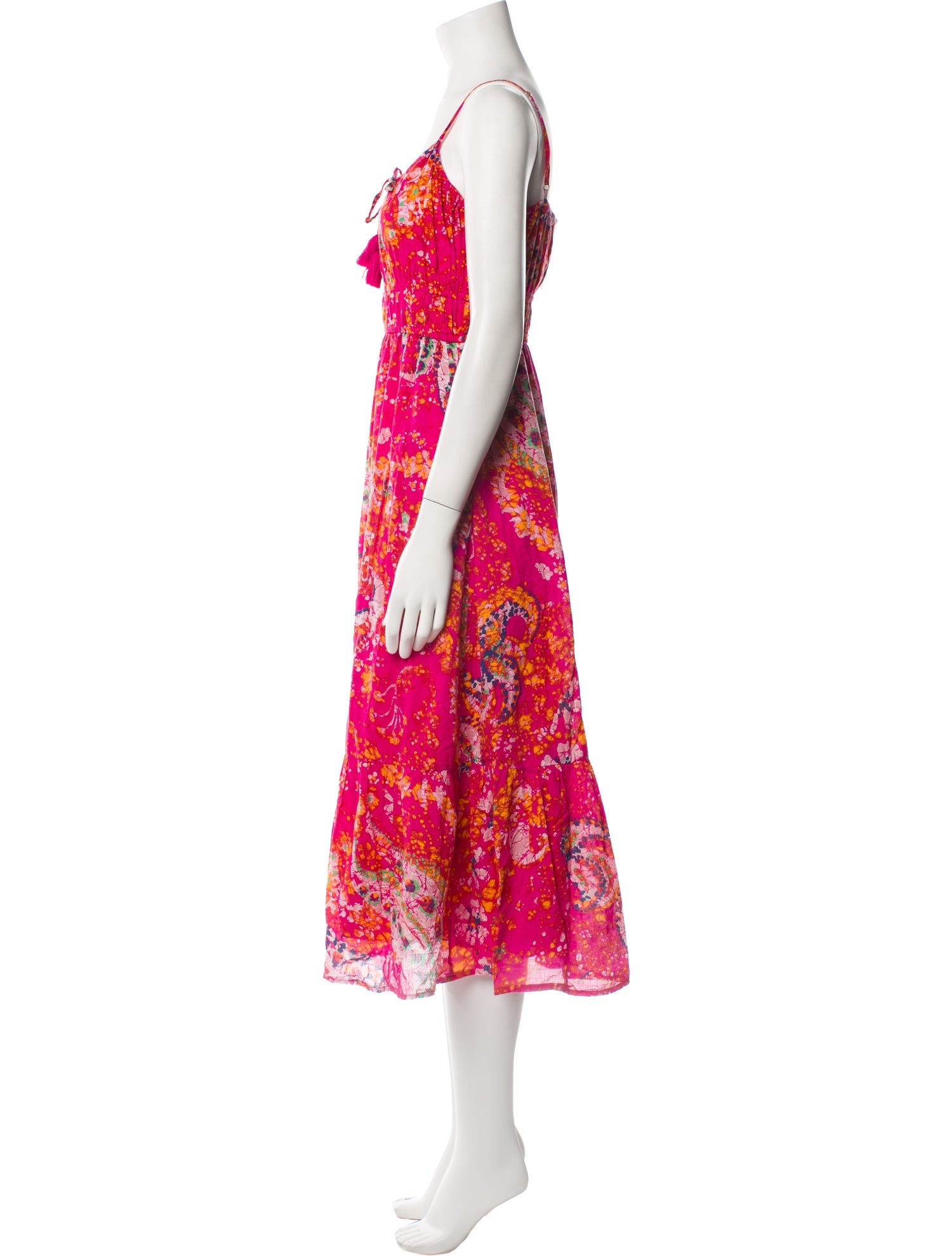 Cleobella Paisley Print Midi Length Dress