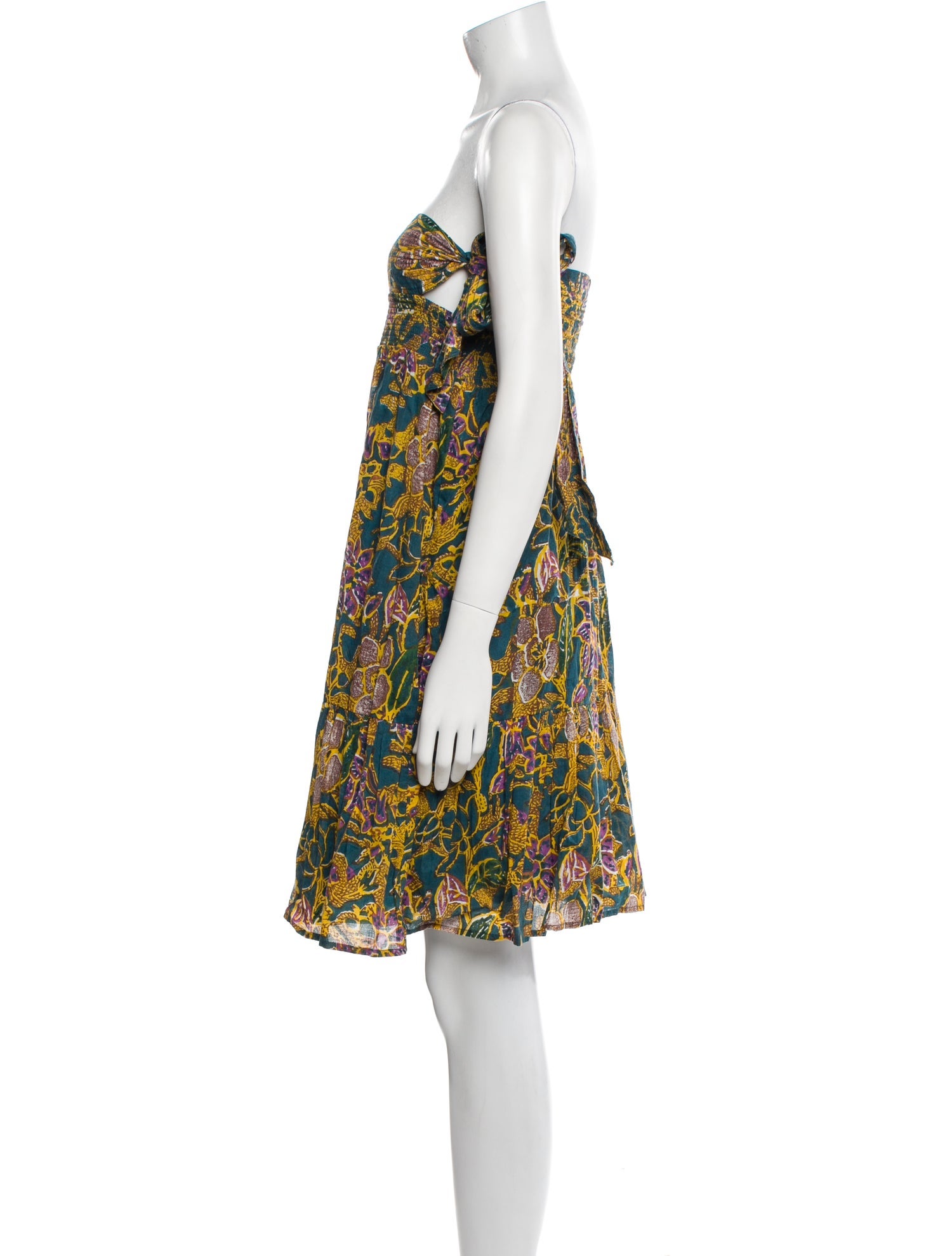 Cleobella Floral Print Mini Dress