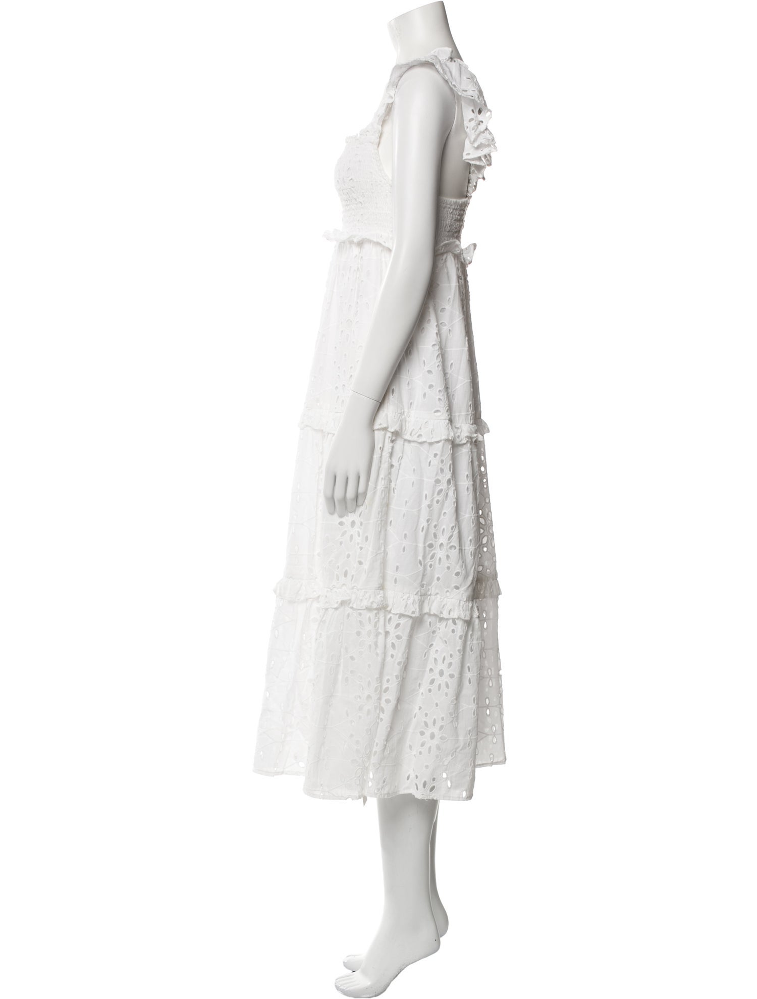 Cleobella Square Neckline Midi Length Dress