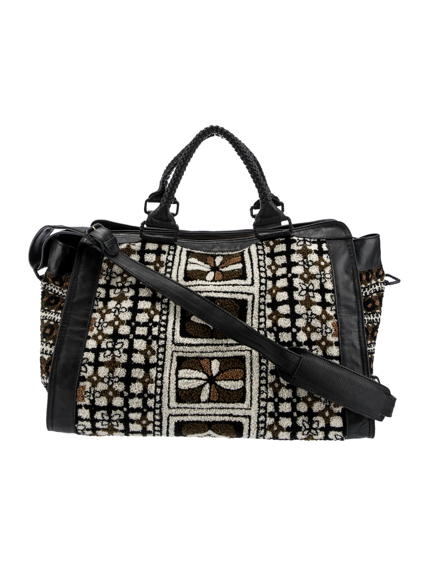 Cleobella Shearling Weekender Bag