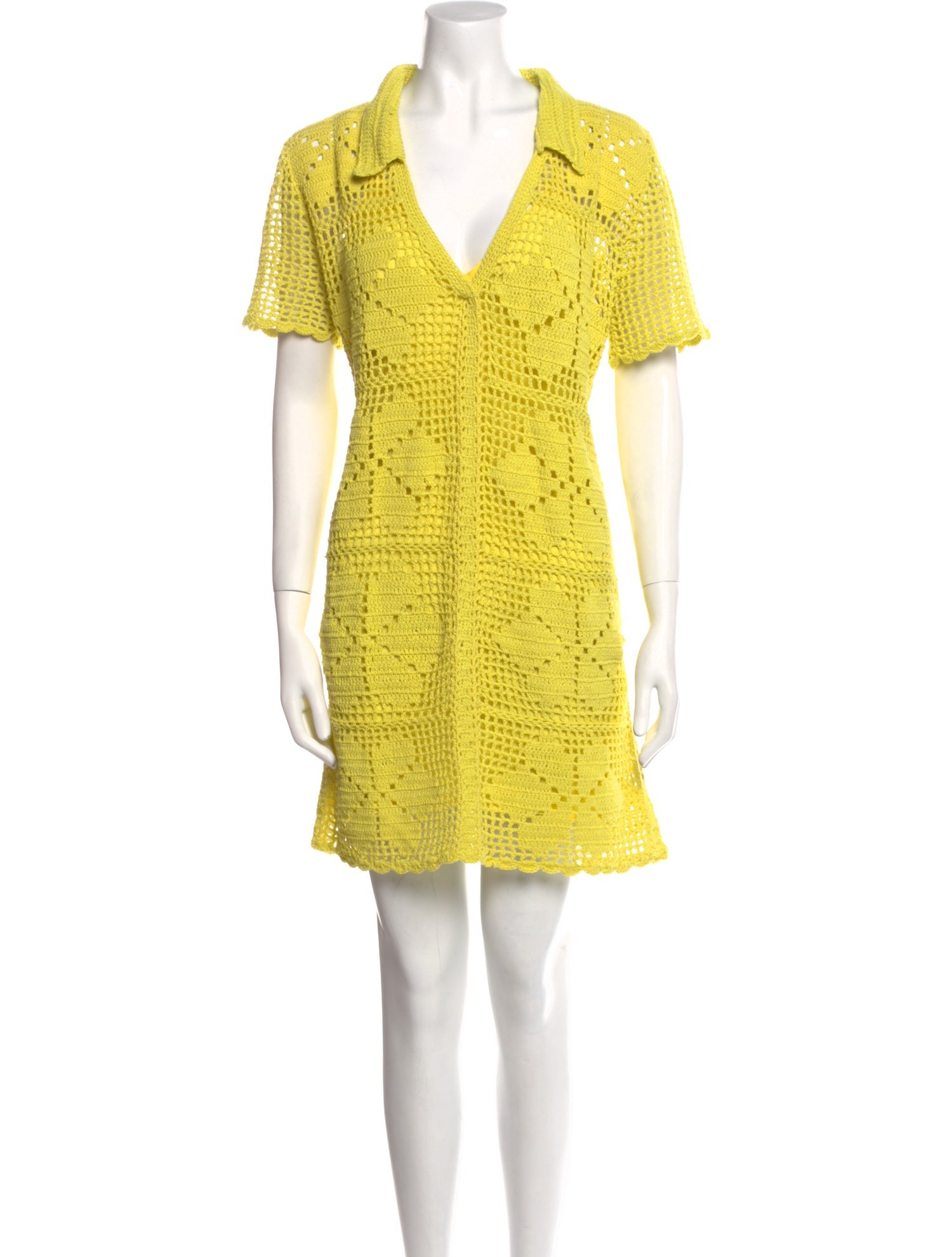 Cleobella V-Neck Mini Dress