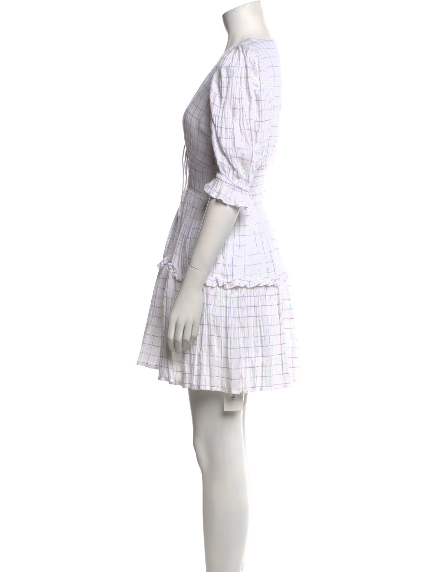 Cleobella Plaid Print Mini Dress