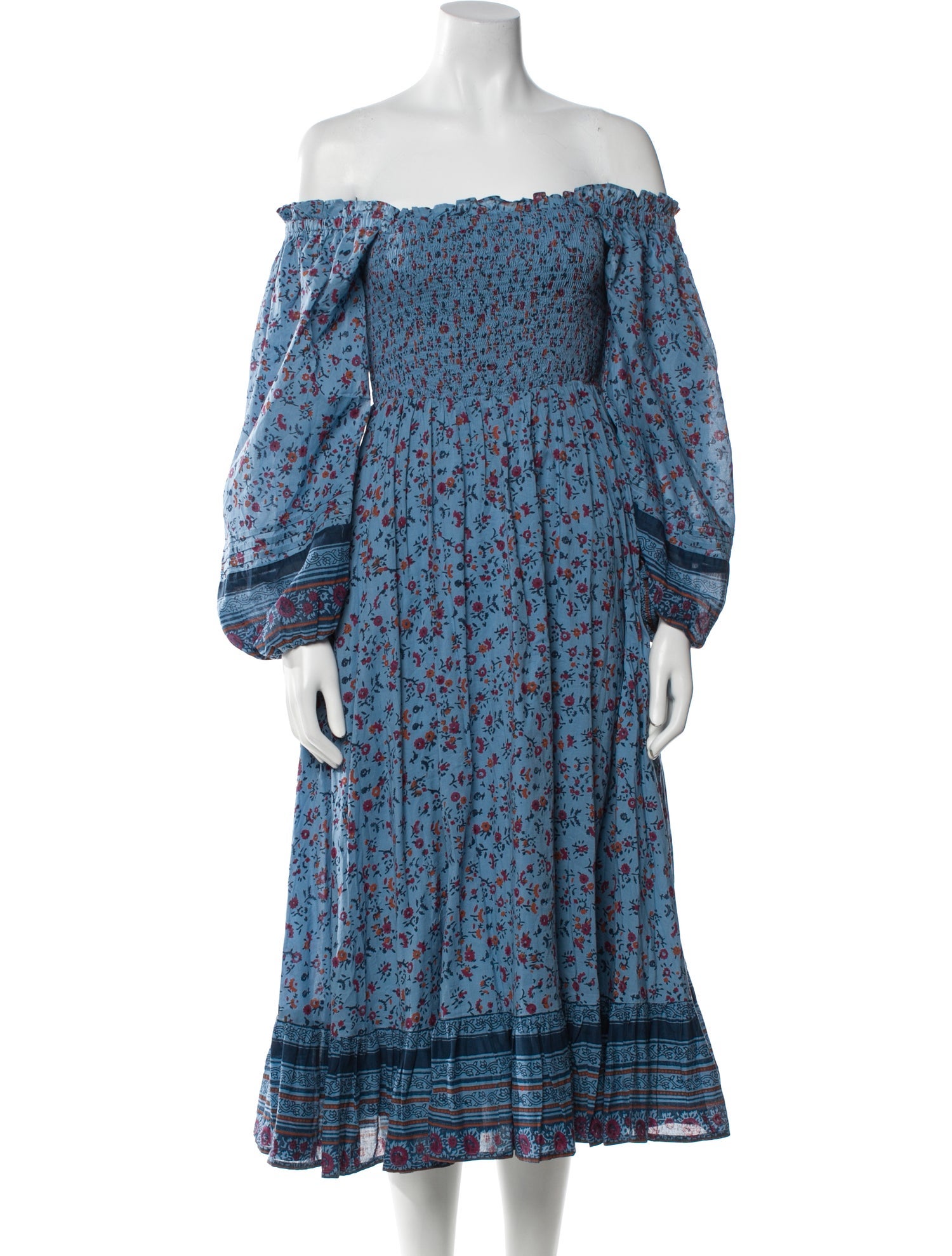 Cleobella Floral Print Midi Length Dress w/ Tags