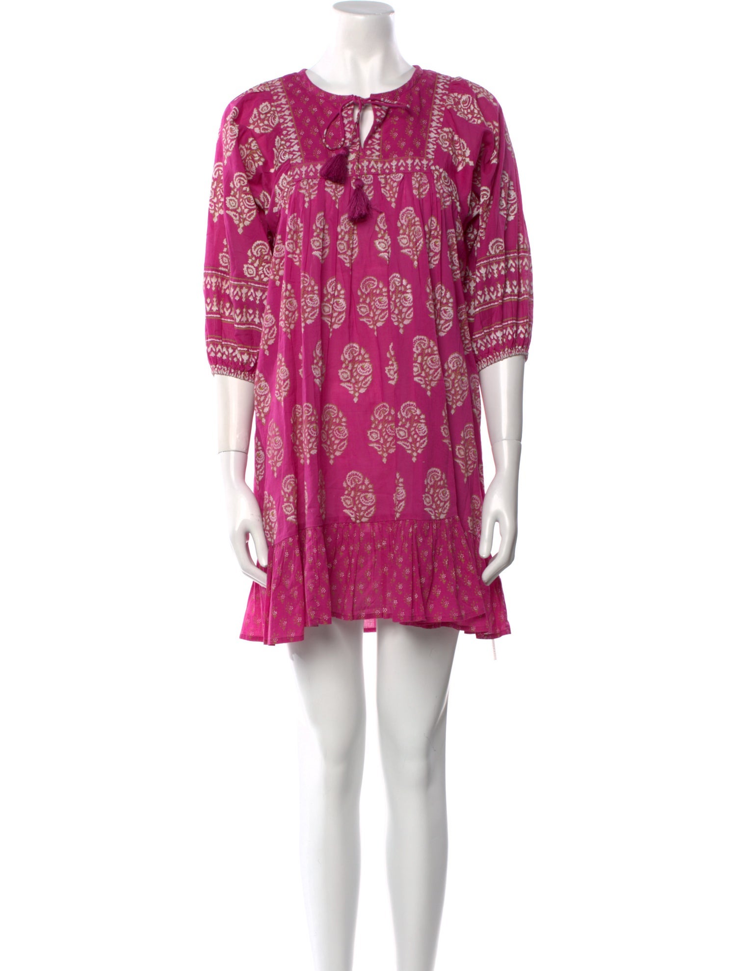 Cleobella Paisley Print Mini Dress