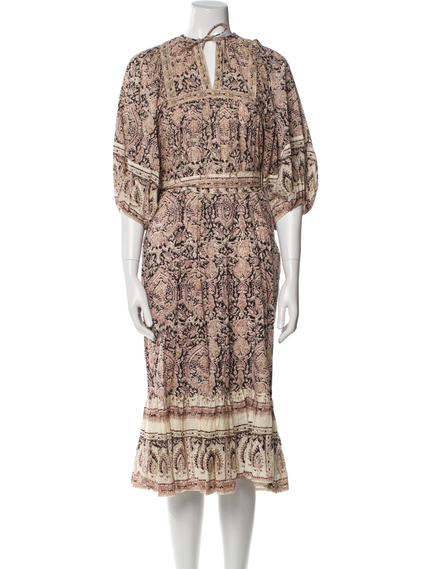 Cleobella Paisley Print Long Dress