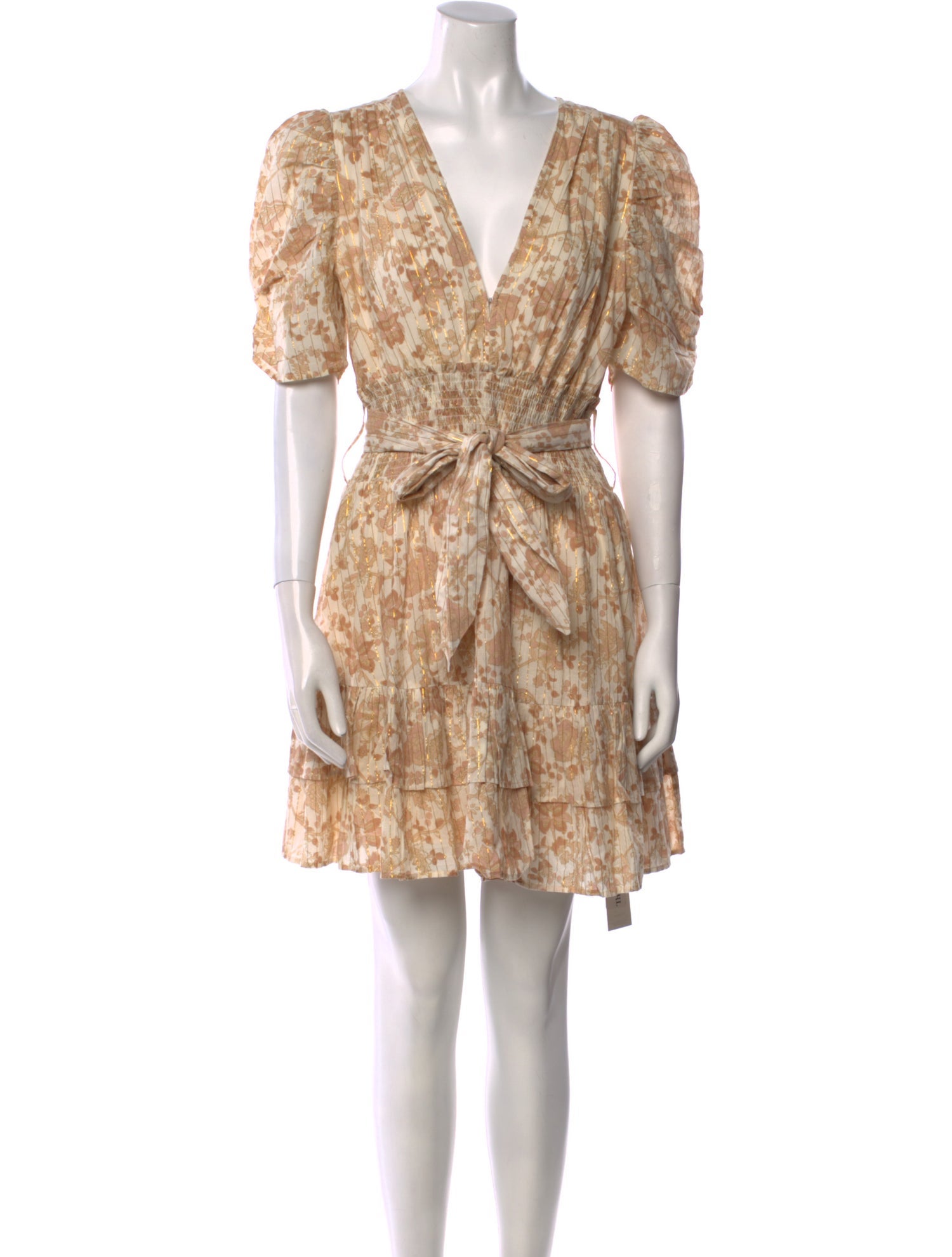 Cleobella Floral Print Mini Dress