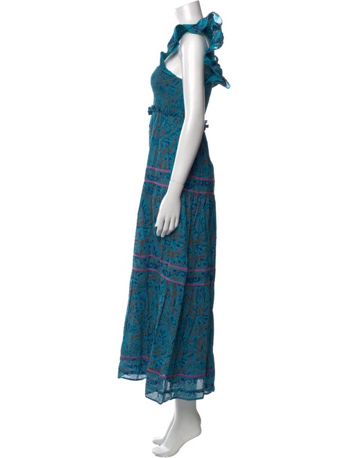 Cleobella Floral Print Midi Length Dress