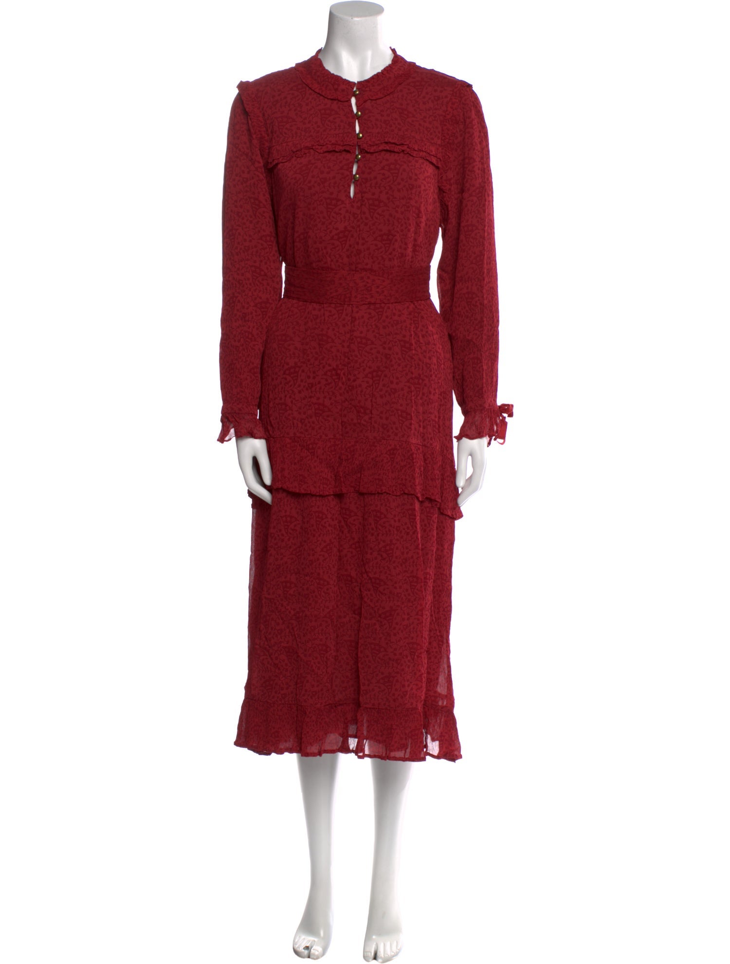 Cleobella Crew Neck Midi Length Dress