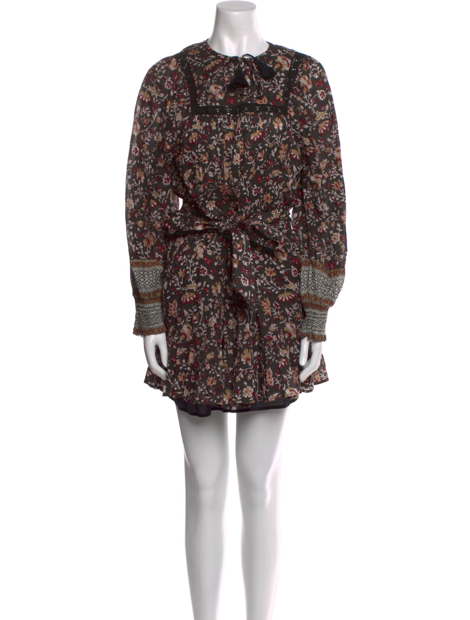 Cleobella Floral Print Mini Dress