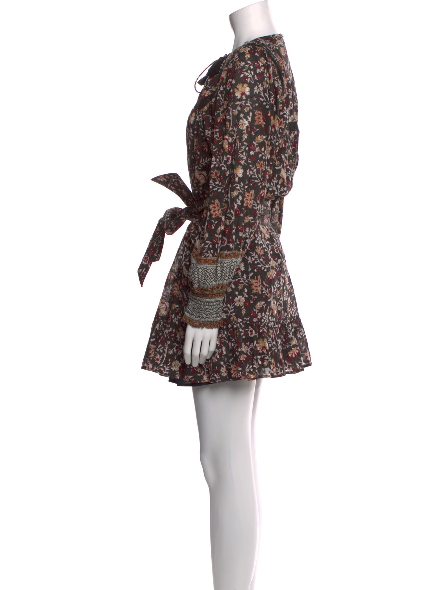 Cleobella Floral Print Mini Dress