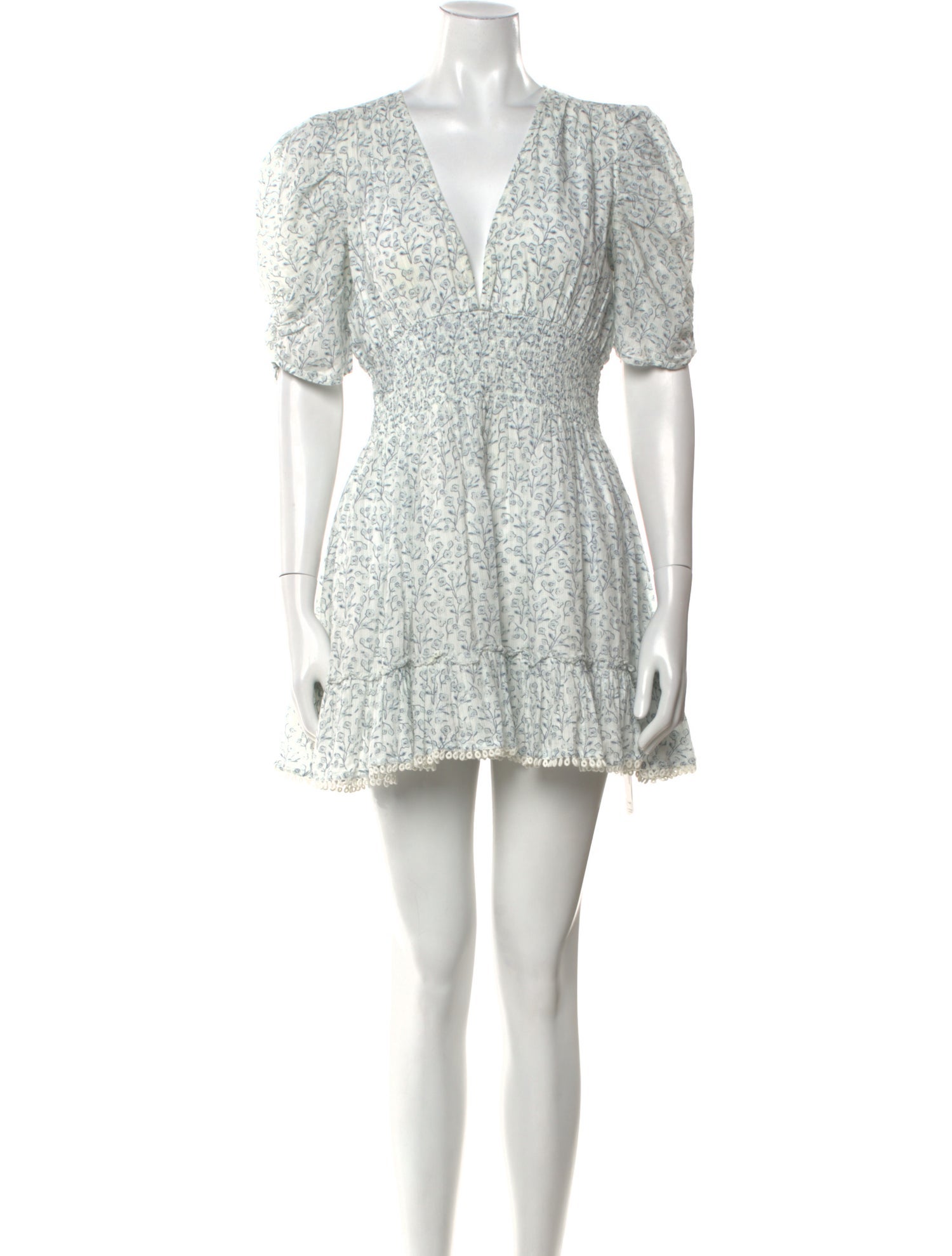 Cleobella Floral Print Mini Dress