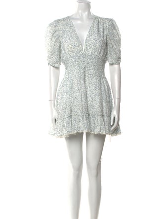 Cleobella Floral Print Mini Dress