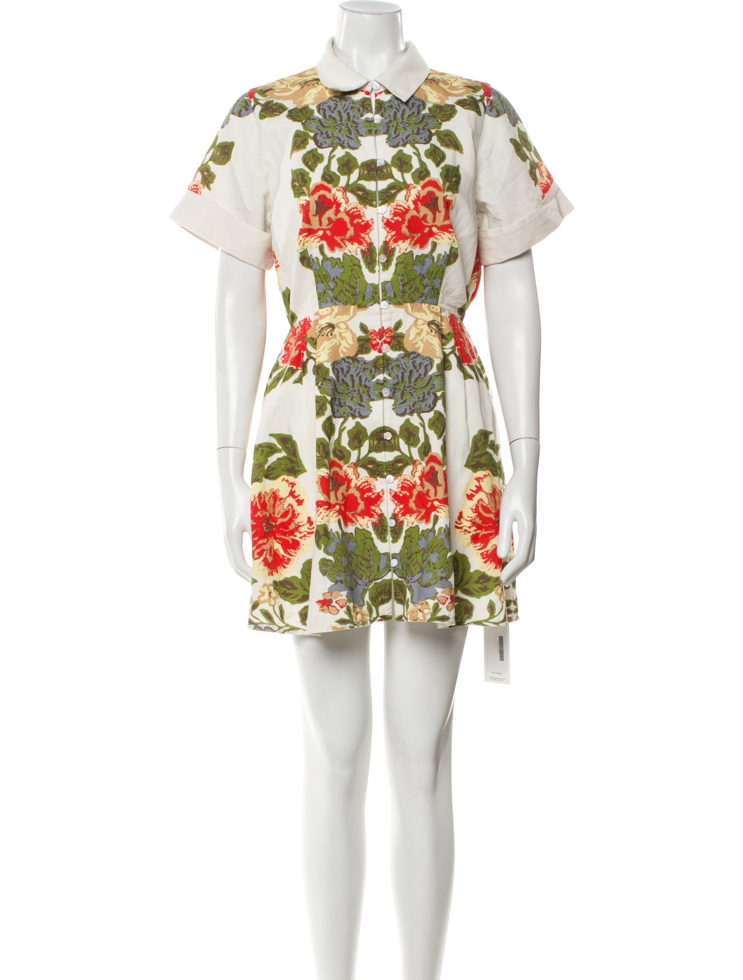 Cleobella Floral Print Mini Dress