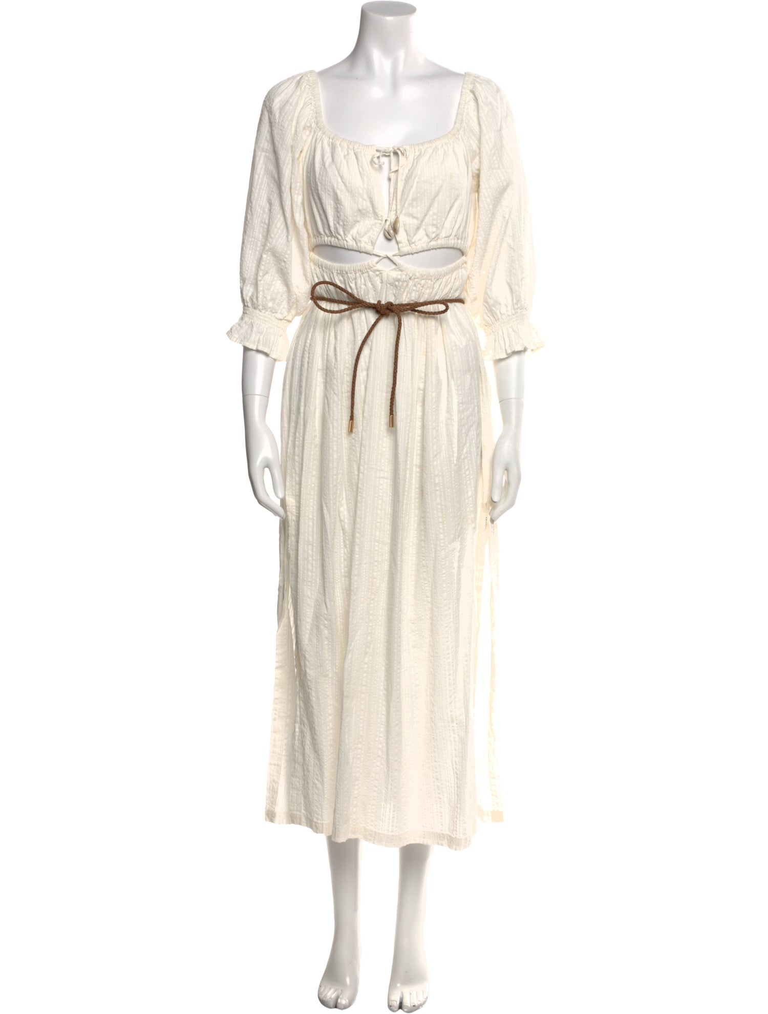 Cleobella Scoop Neck Midi Length Dress