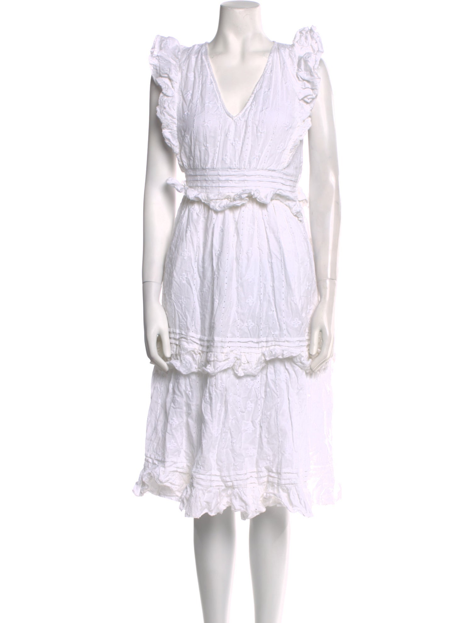 Cleobella V-Neck Mini Dress