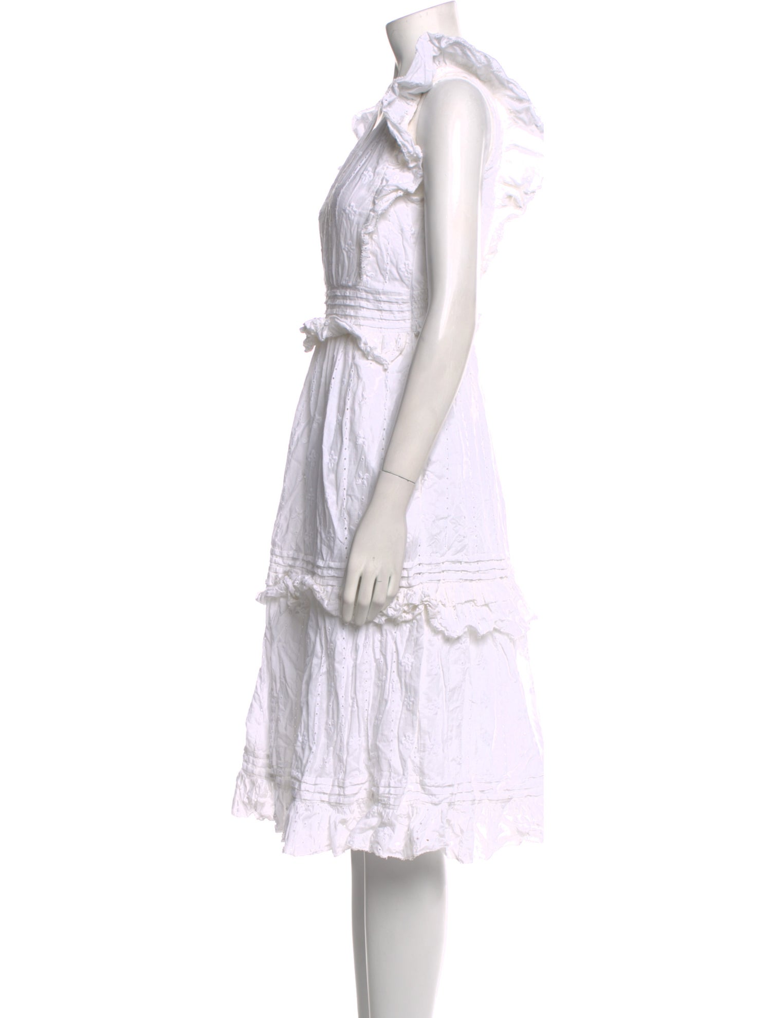 Cleobella V-Neck Mini Dress