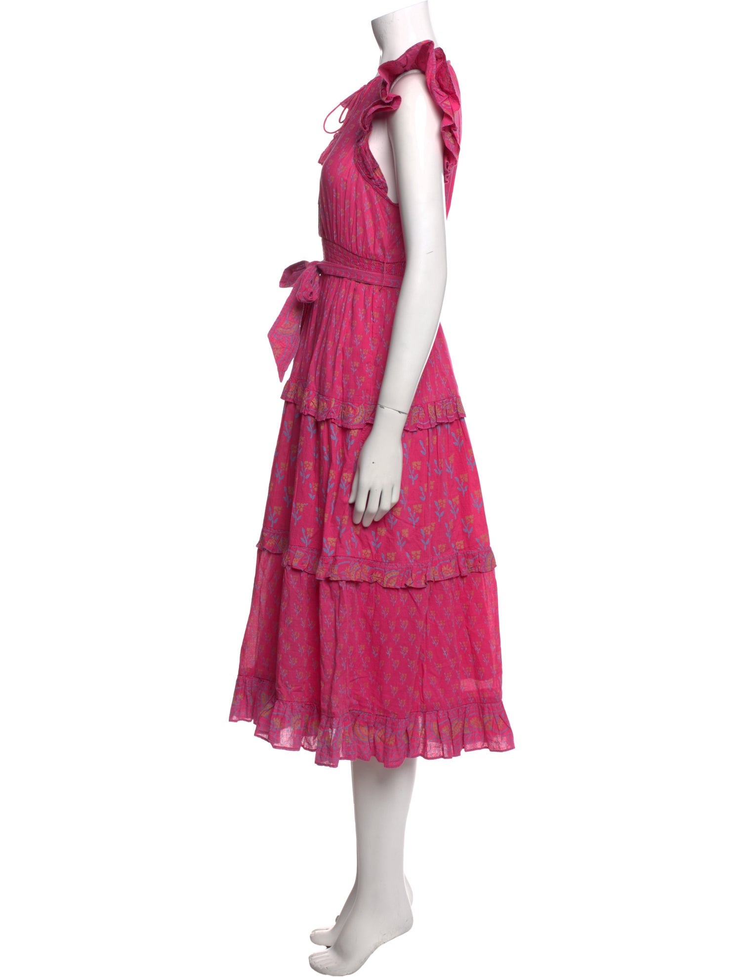 Cleobella Crew Neck Midi Length Dress