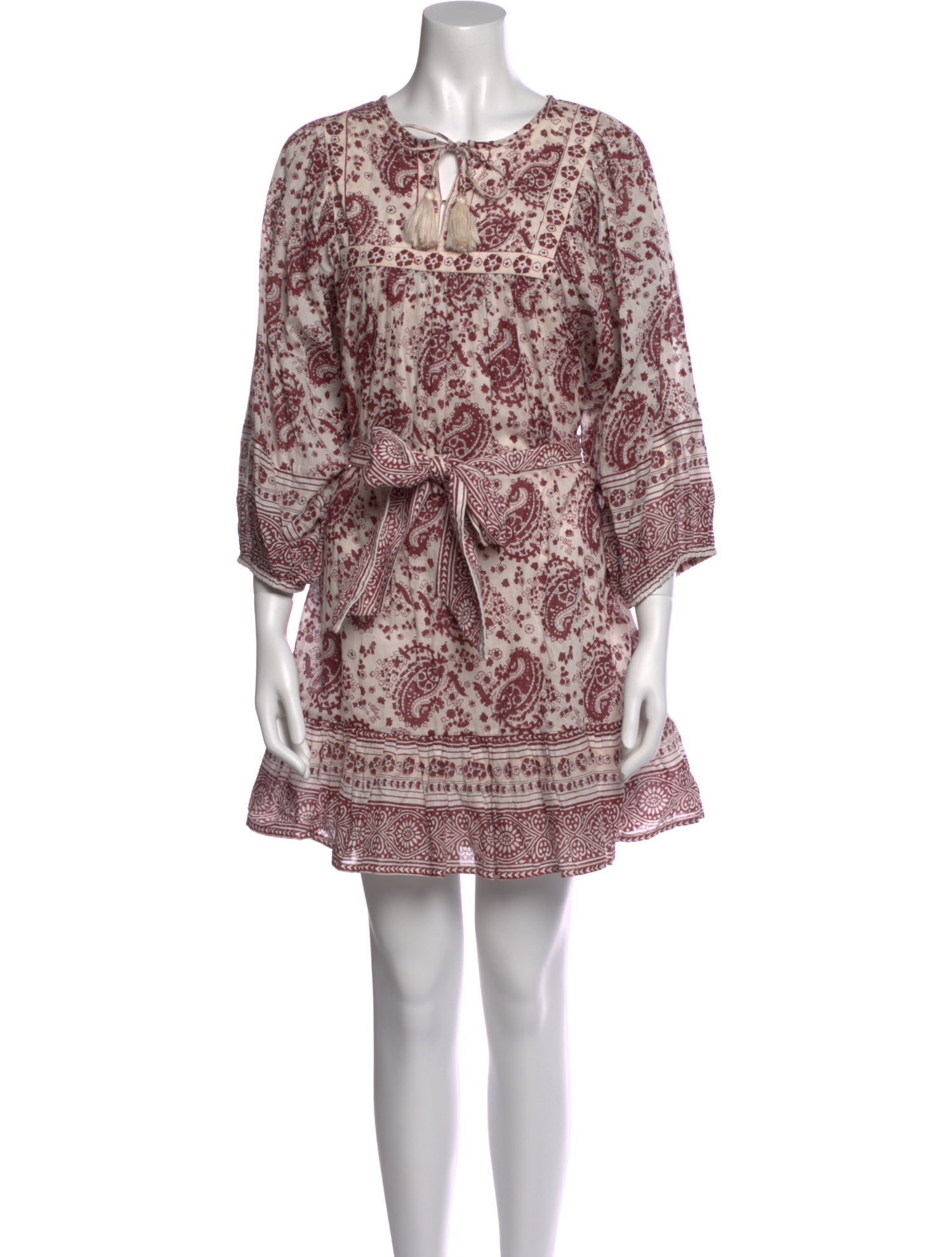 Cleobella Paisley Print Mini Dress