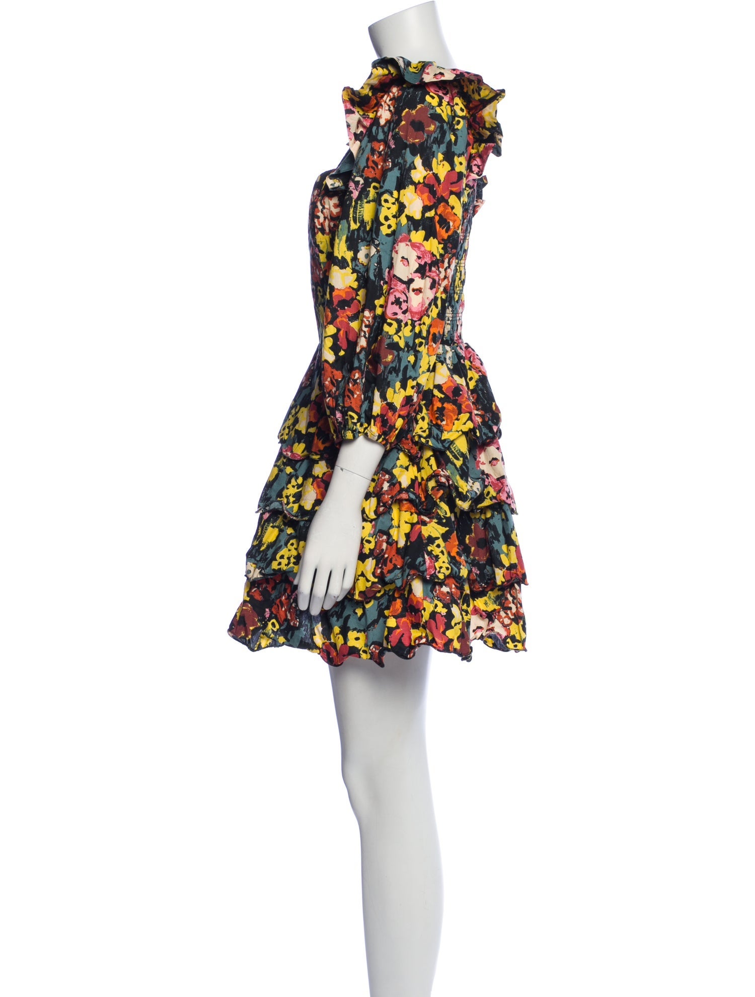 Cleobella Floral Print Mini Dress