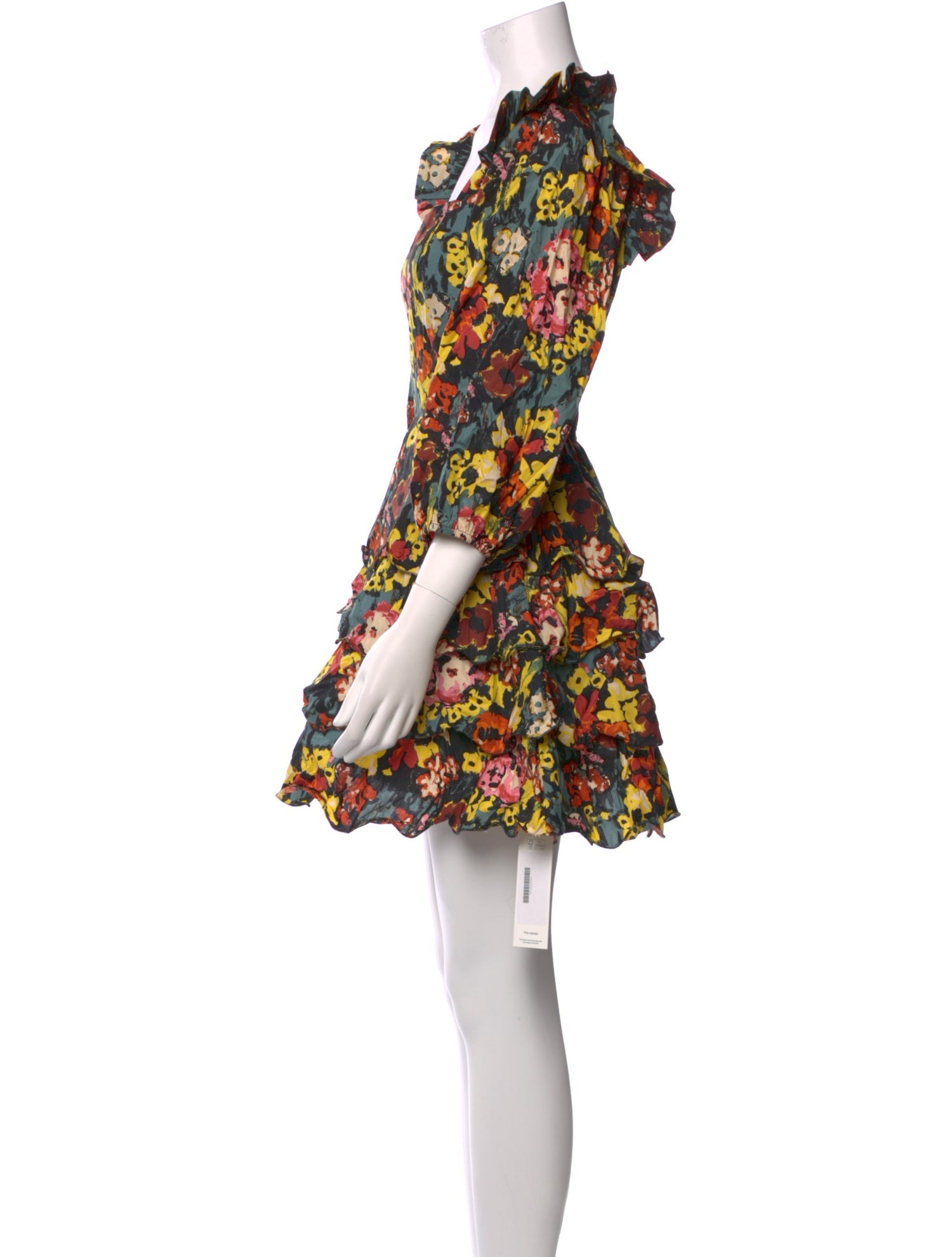 Cleobella Floral Print Mini Dress