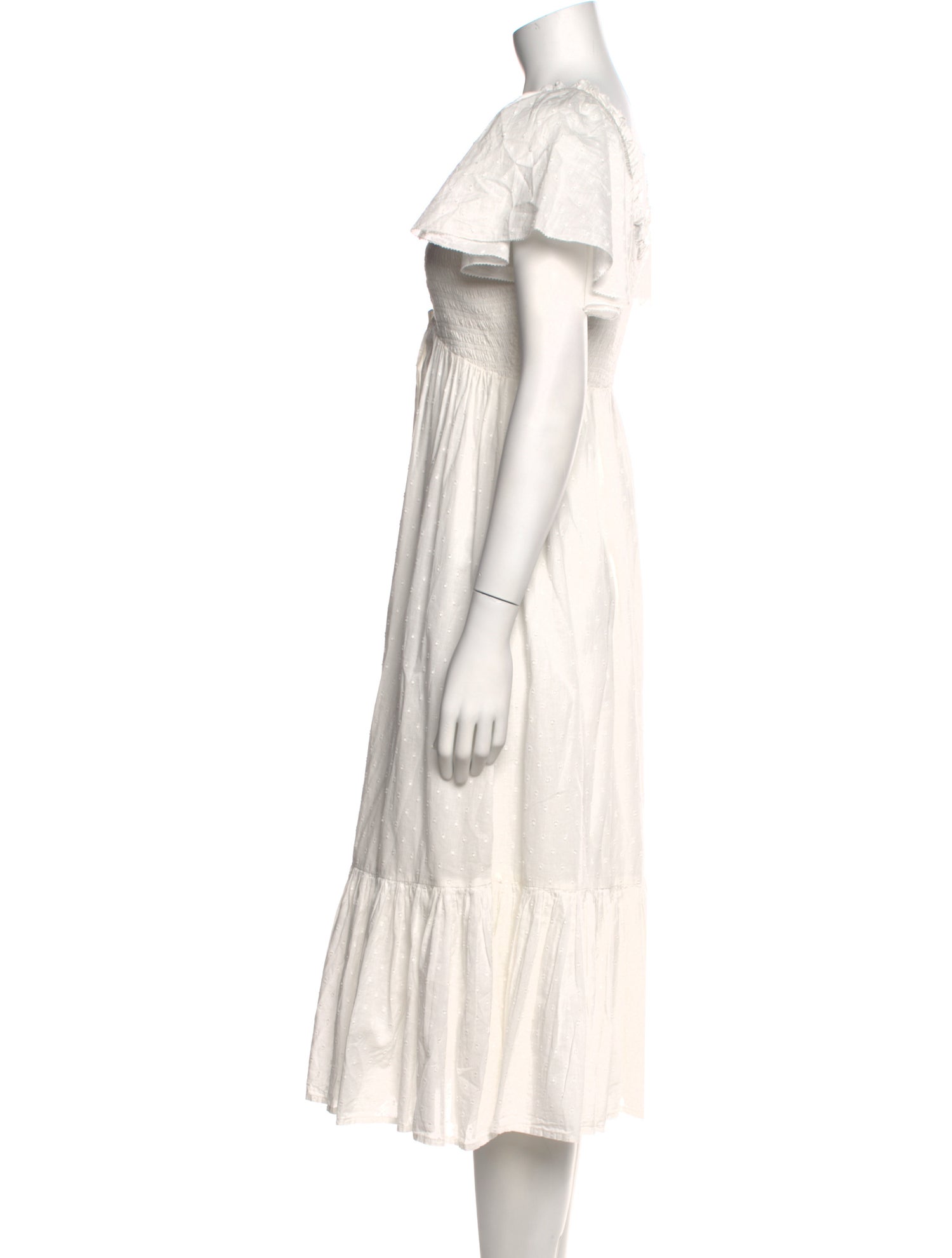 Cleobella V-Neck Midi Length Dress