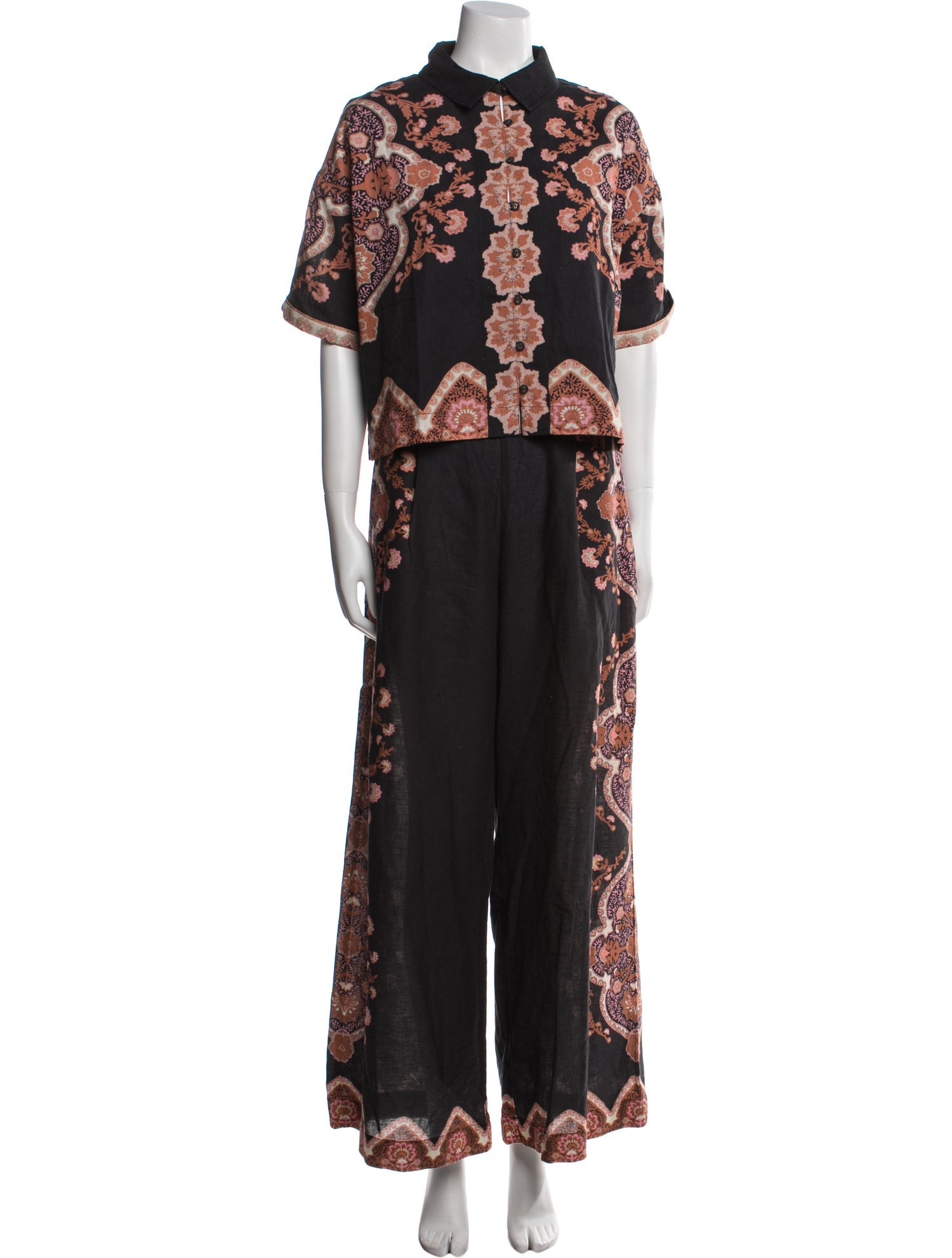 Cleobella Floral Print Pant Set