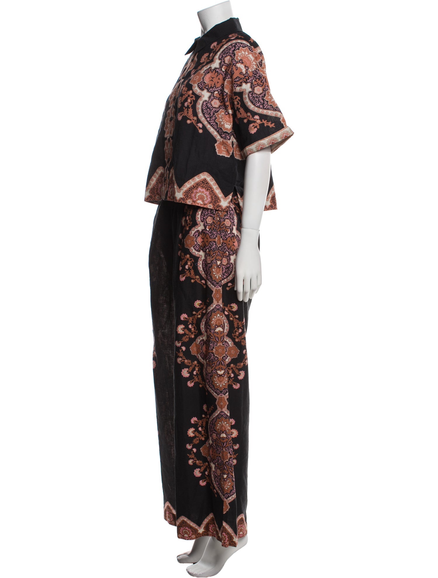 Cleobella Floral Print Pant Set