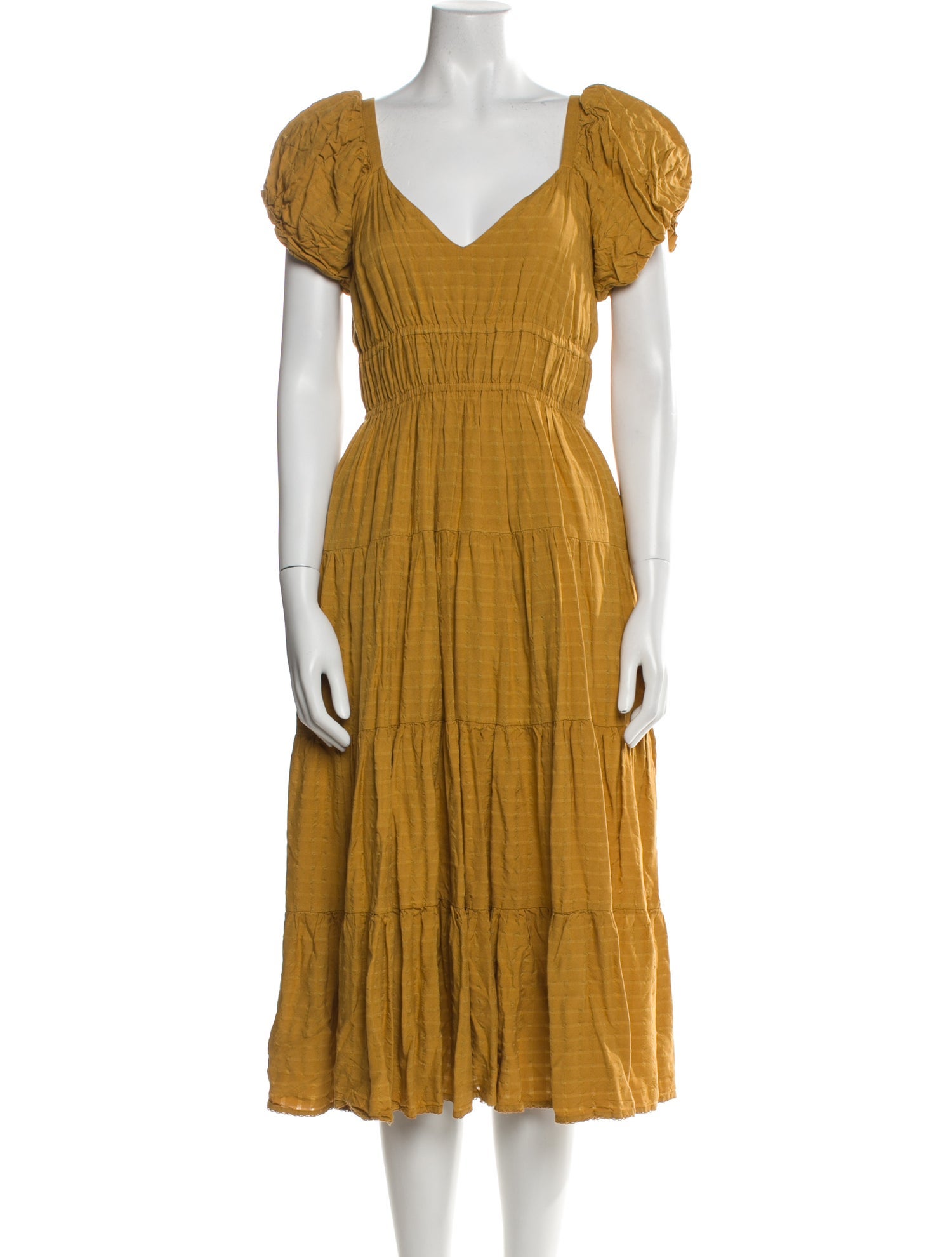 Cleobella V-Neck Midi Length Dress