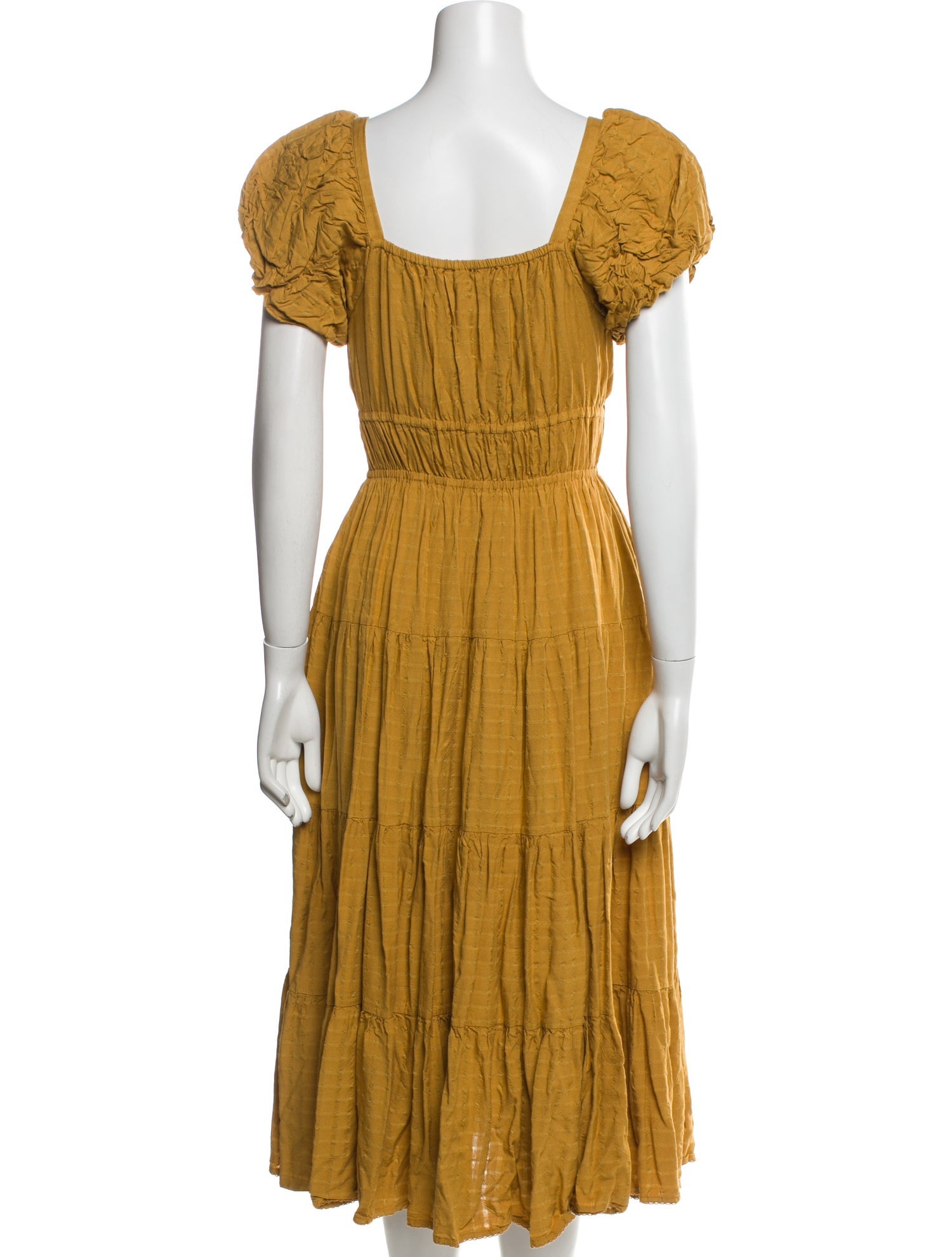 Cleobella V-Neck Midi Length Dress