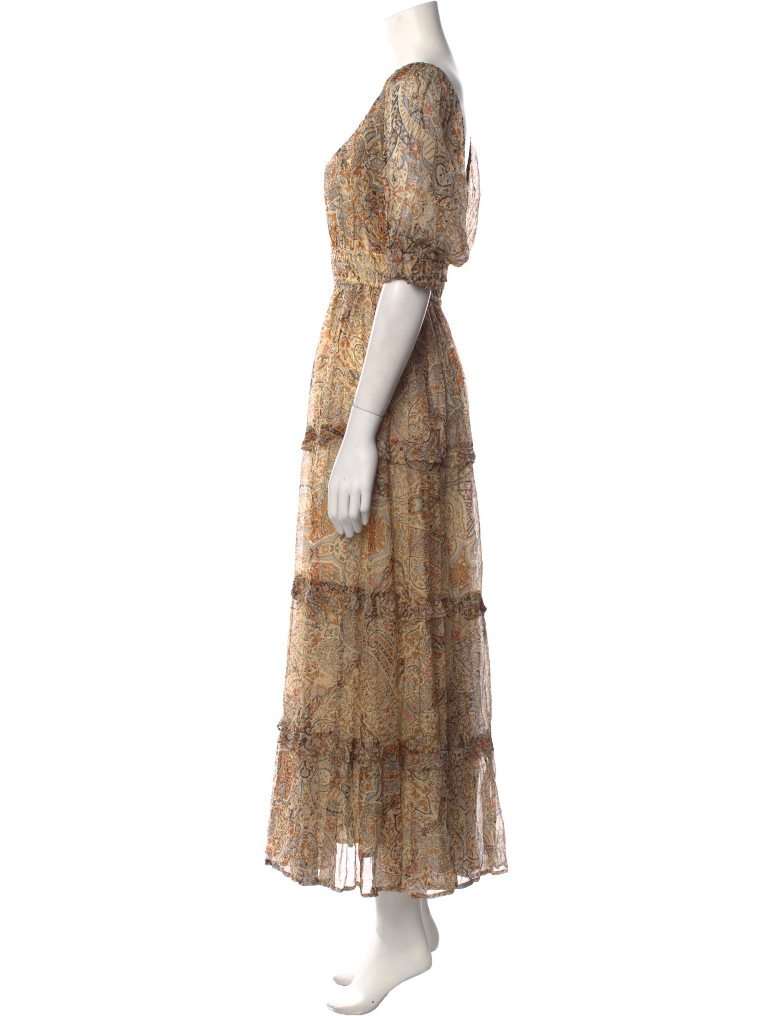 Cleobella Paisley Print Long Dress