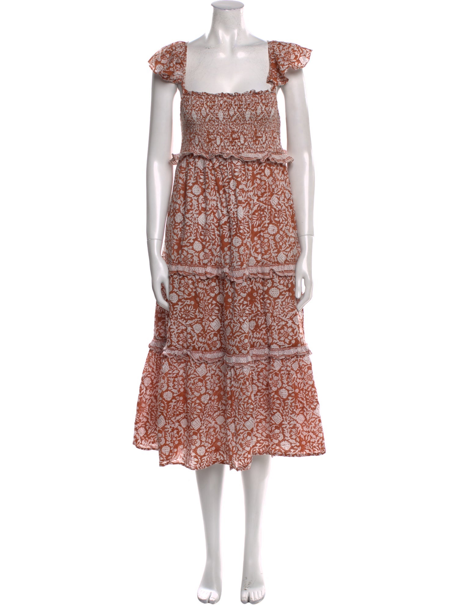 Cleobella Floral Print Long Dress