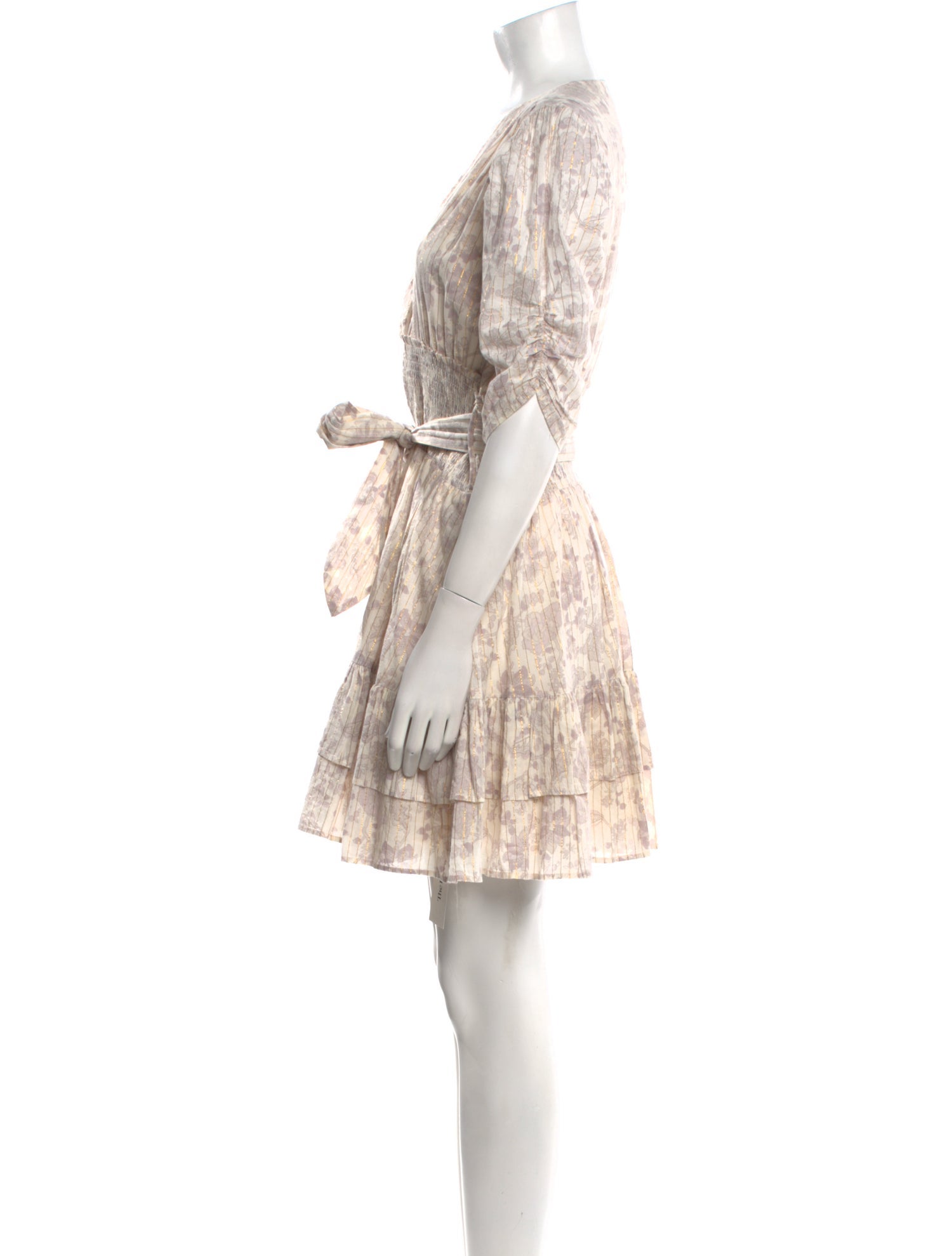 Cleobella Floral Print Mini Dress