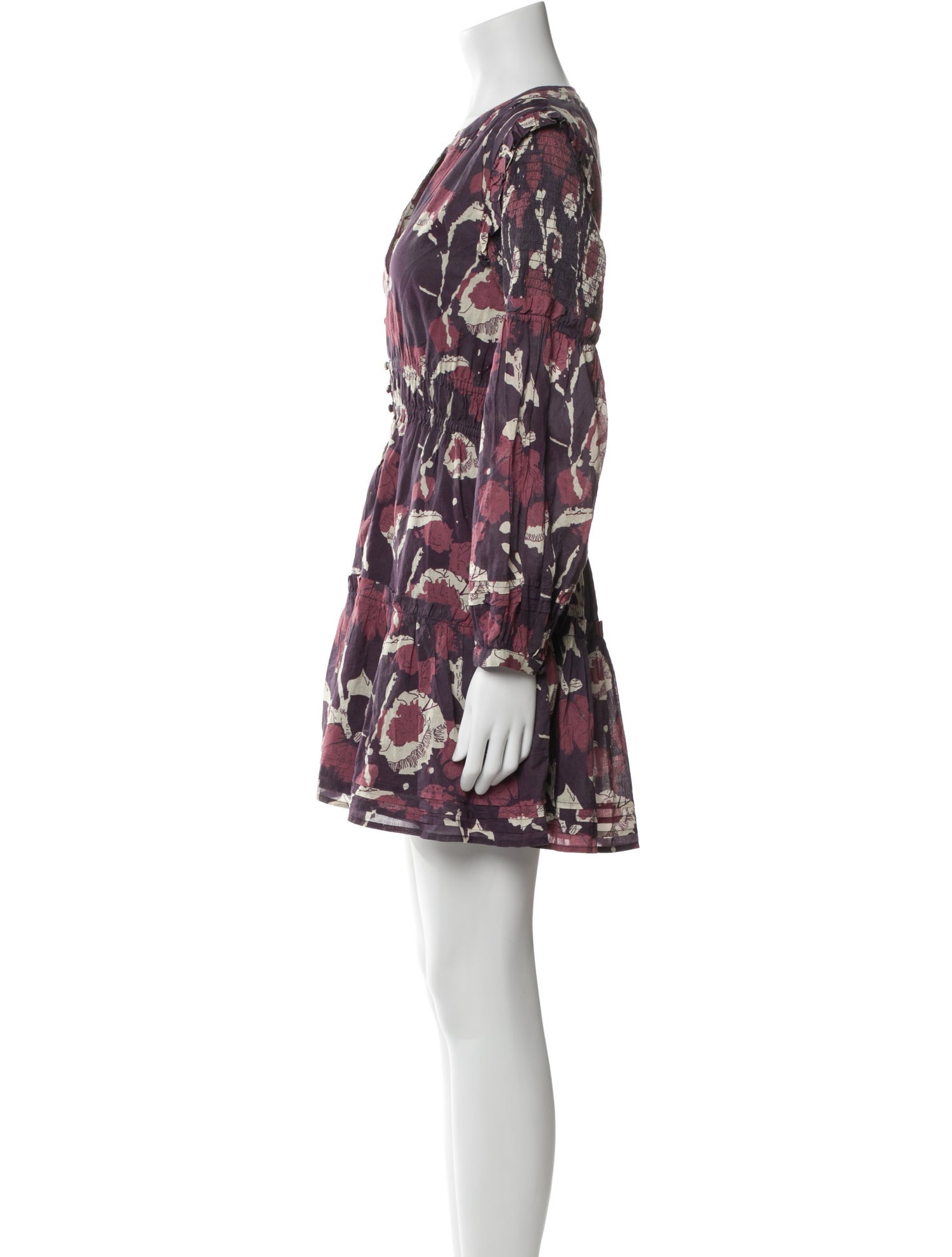 Cleobella Floral Print Mini Dress