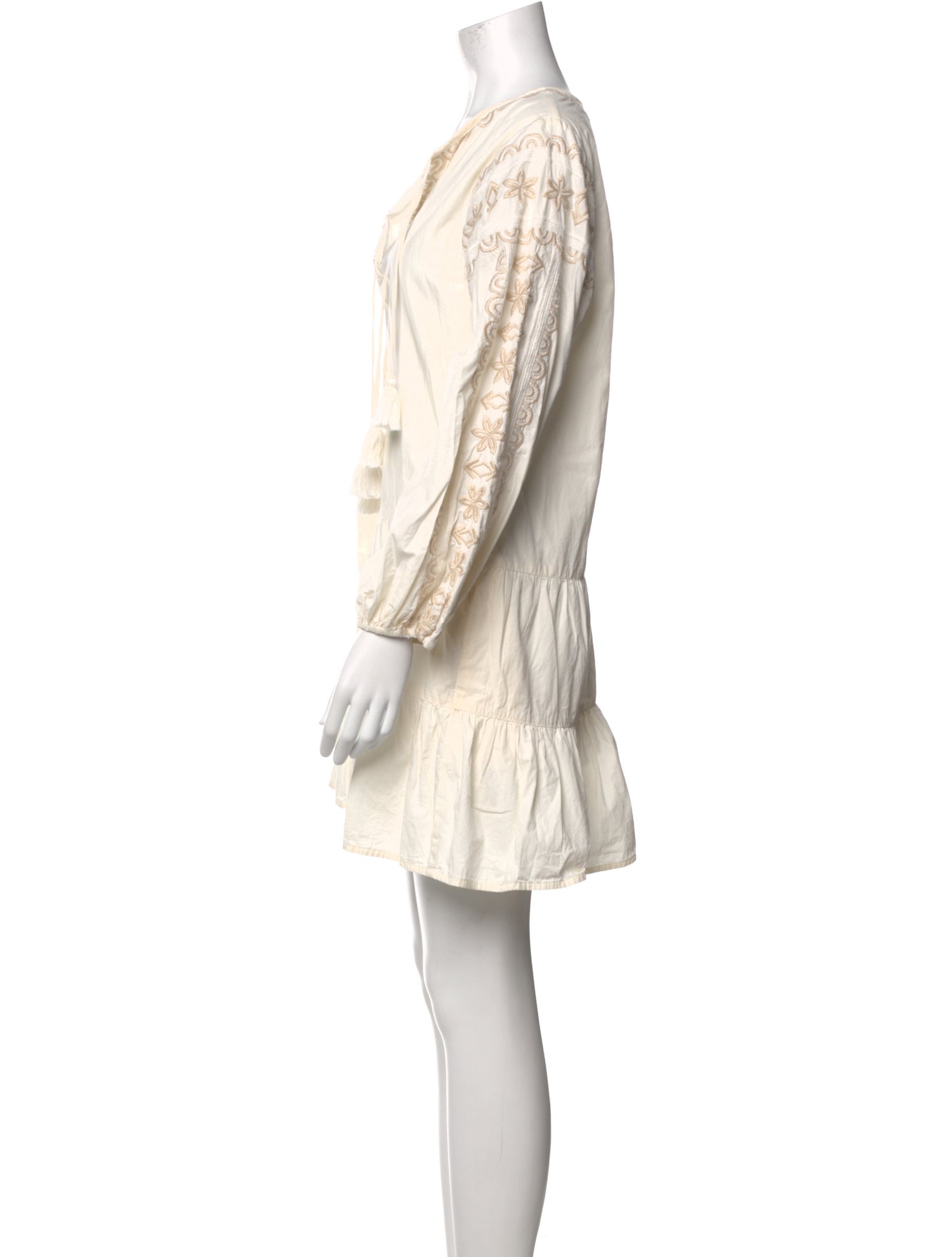 Cleobella V-Neck Mini Dress