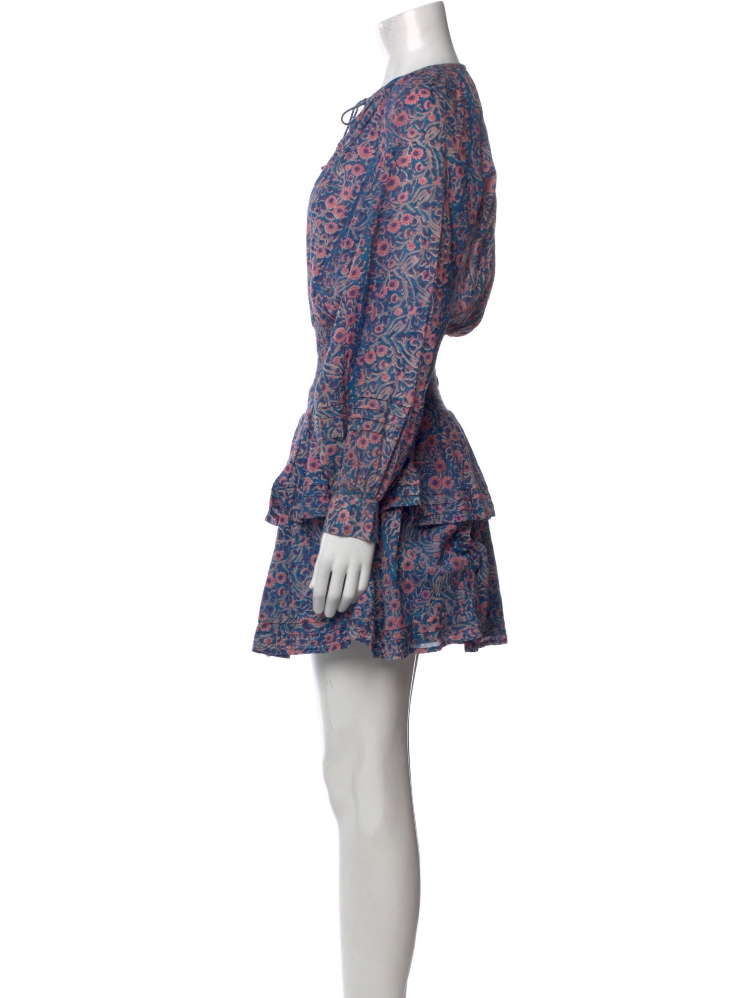 Cleobella Floral Print Mini Dress