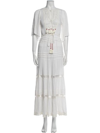 Cleobella V-Neck Long Dress