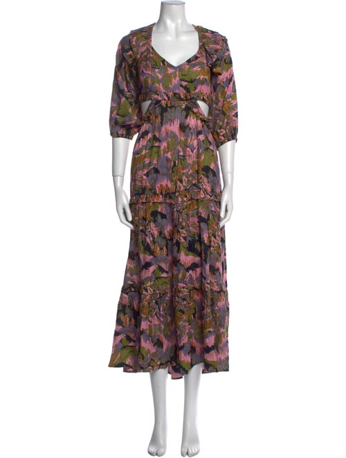 Cleobella Floral Print Long Dress