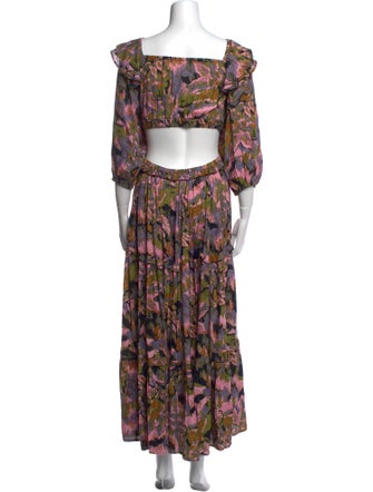 Cleobella Floral Print Long Dress