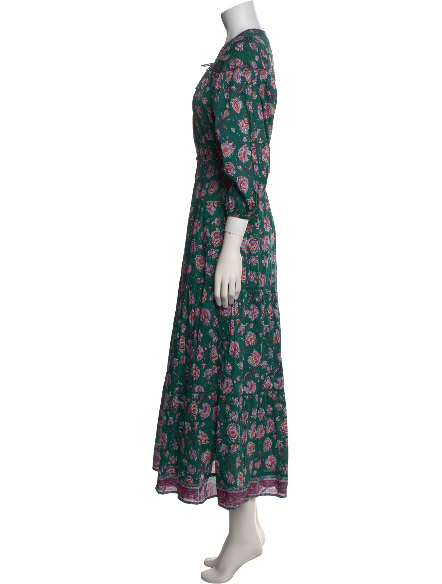 Cleobella Floral Print Long Dress