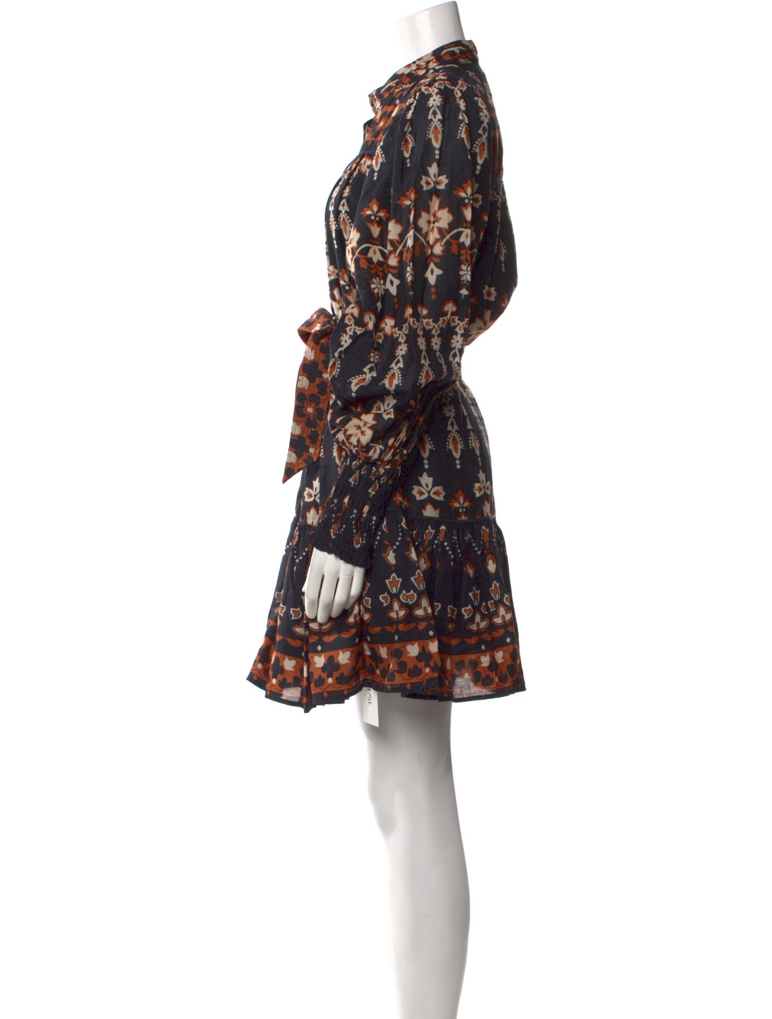 Cleobella Floral Print Mini Dress