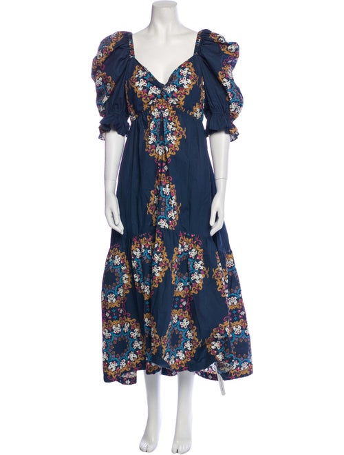 Cleobella Floral Print Long Dress