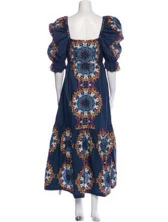 Cleobella Floral Print Long Dress