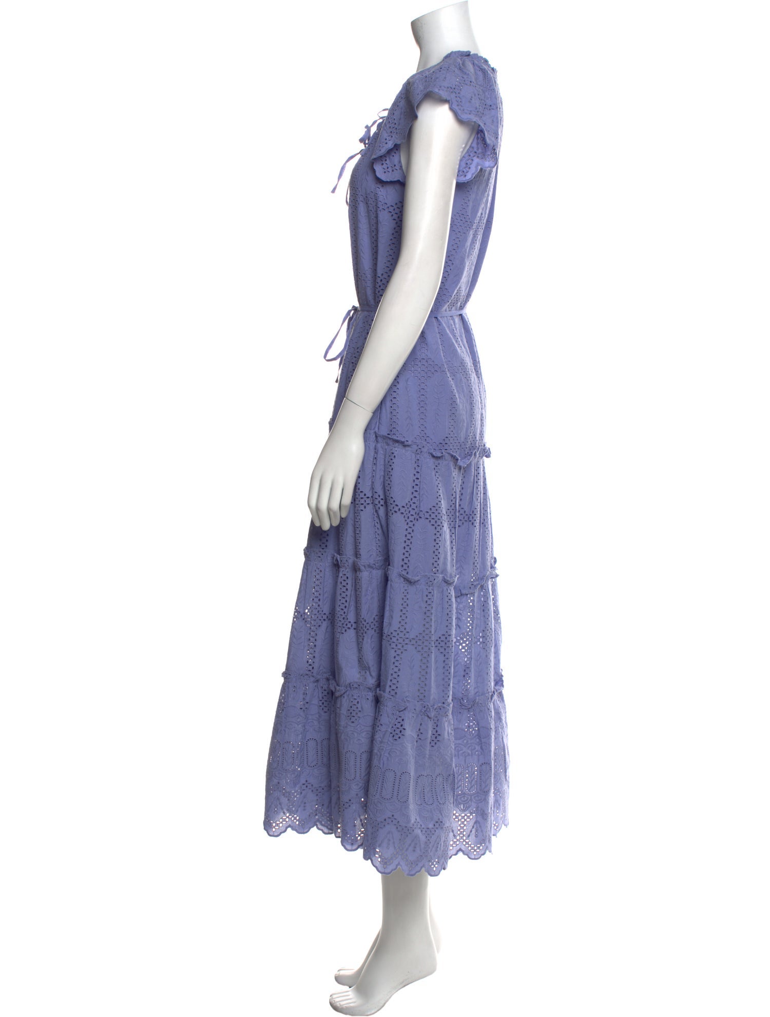 Cleobella Tie Neck Long Dress w/ Tags