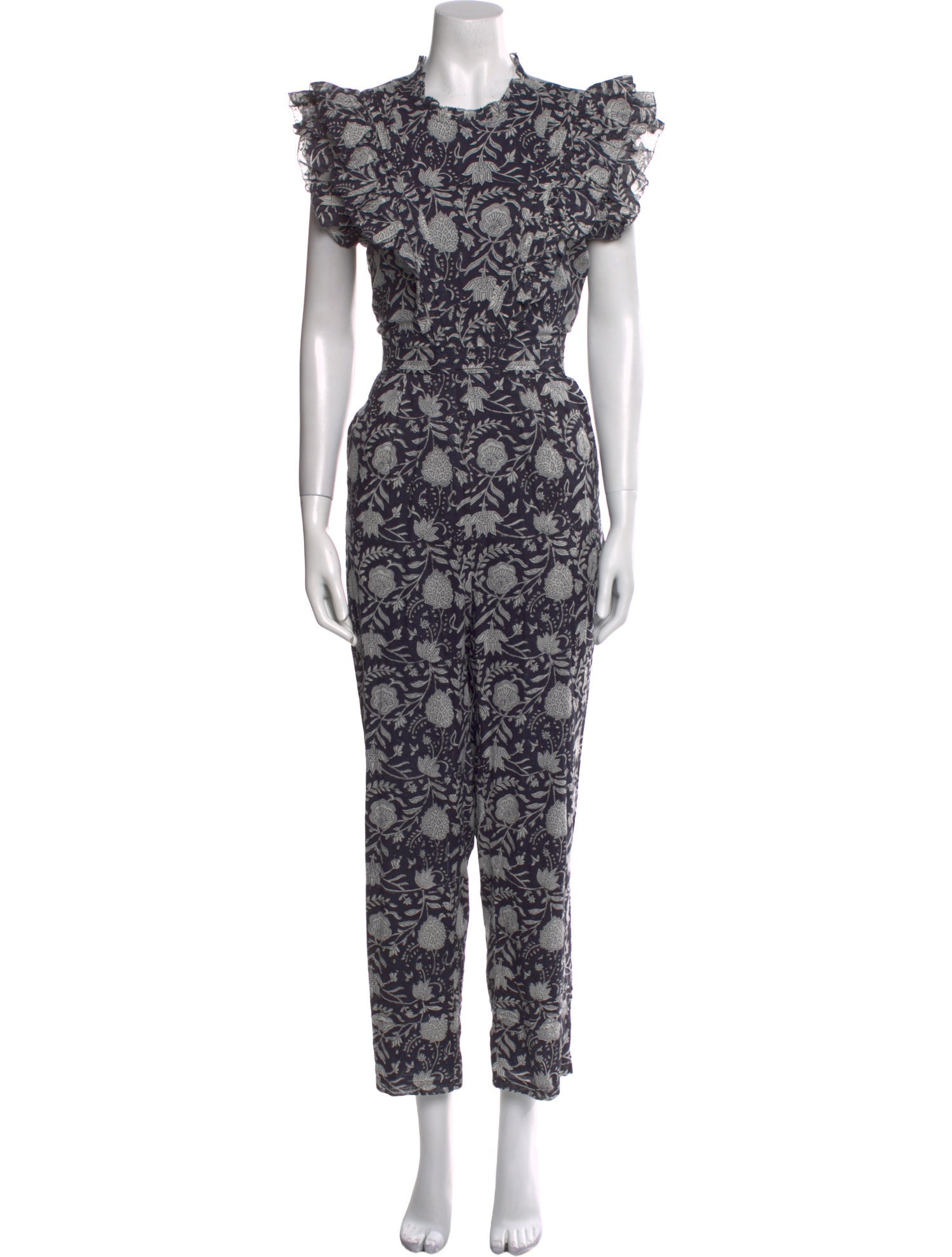 Cleobella Printed Cowl Neck Jumpsuit