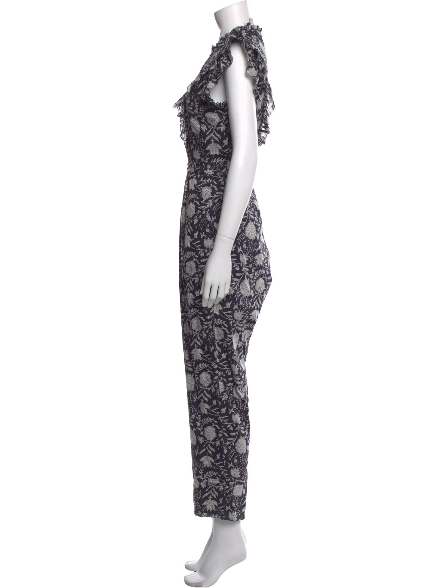 Cleobella Printed Cowl Neck Jumpsuit