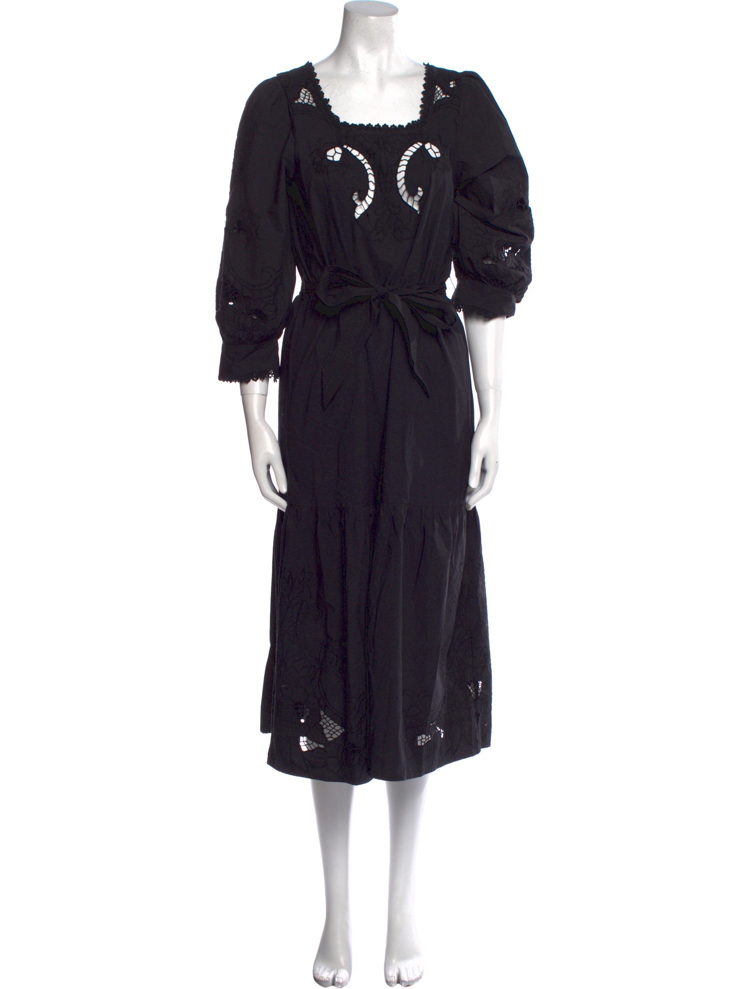 Cleobella Square Neckline Midi Length Dress