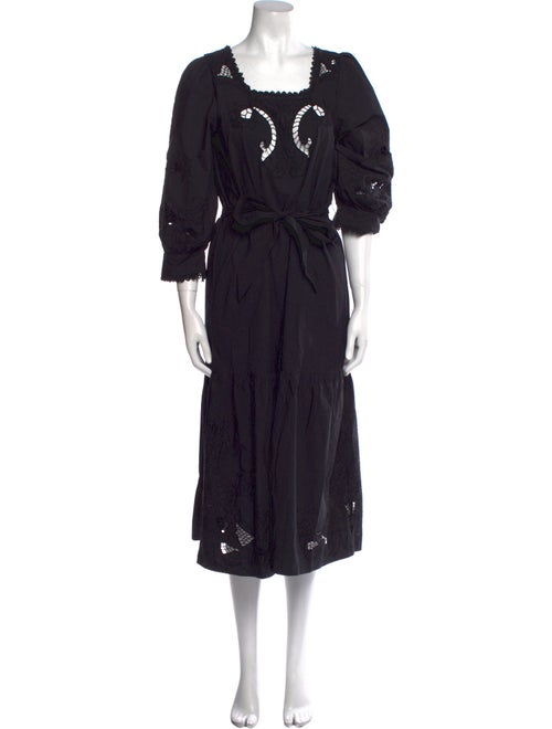 Cleobella Square Neckline Midi Length Dress